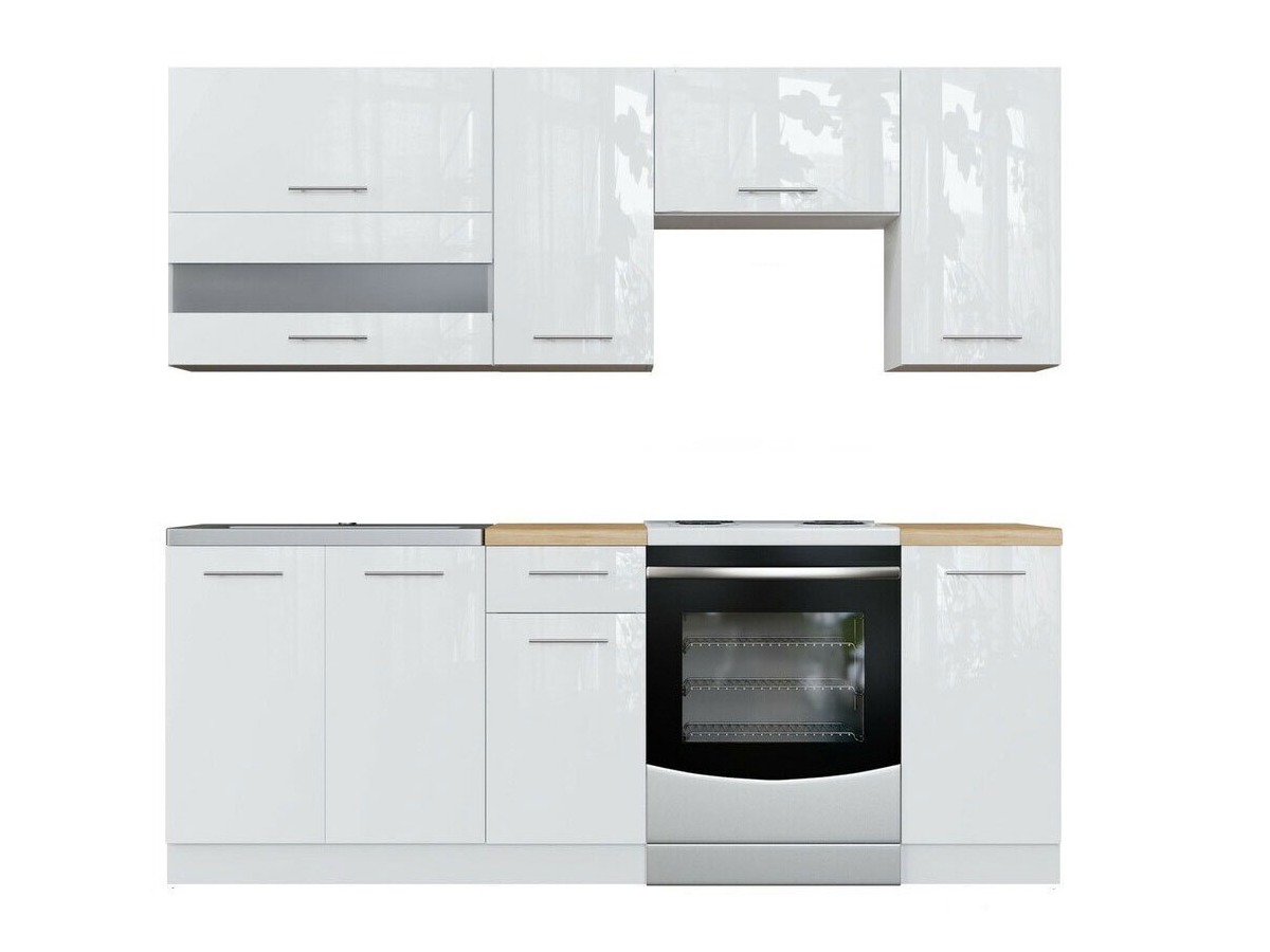 Modulinis virtuvės komplektas Tiffa White 117