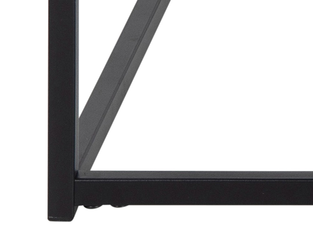 Žurnalinis staliukas Norsica Sevferi 130 (Juodas uosis + Juoda)