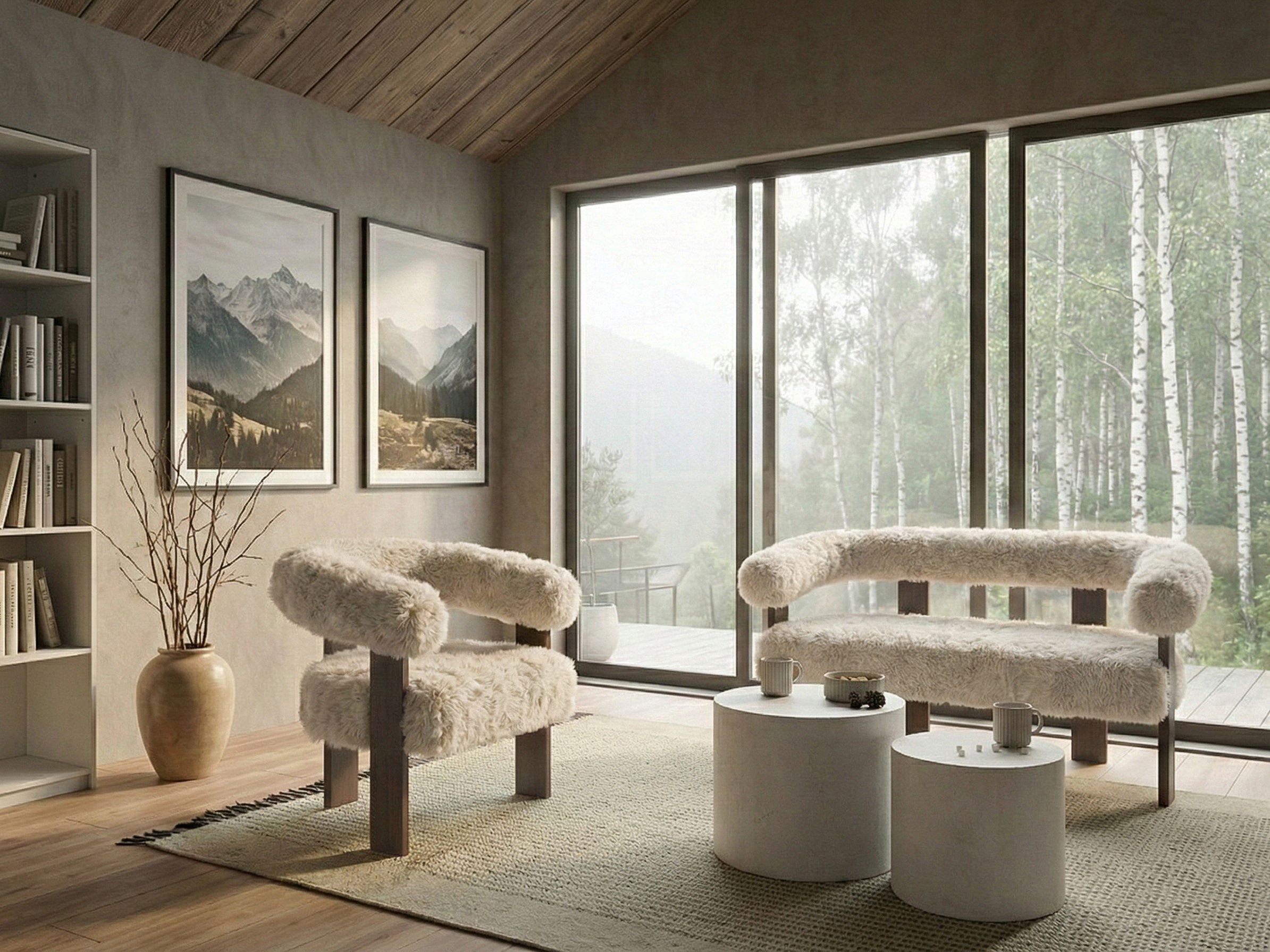 Minkštasuolis Berwyn 3271 (Balta + Tamsi ruda)