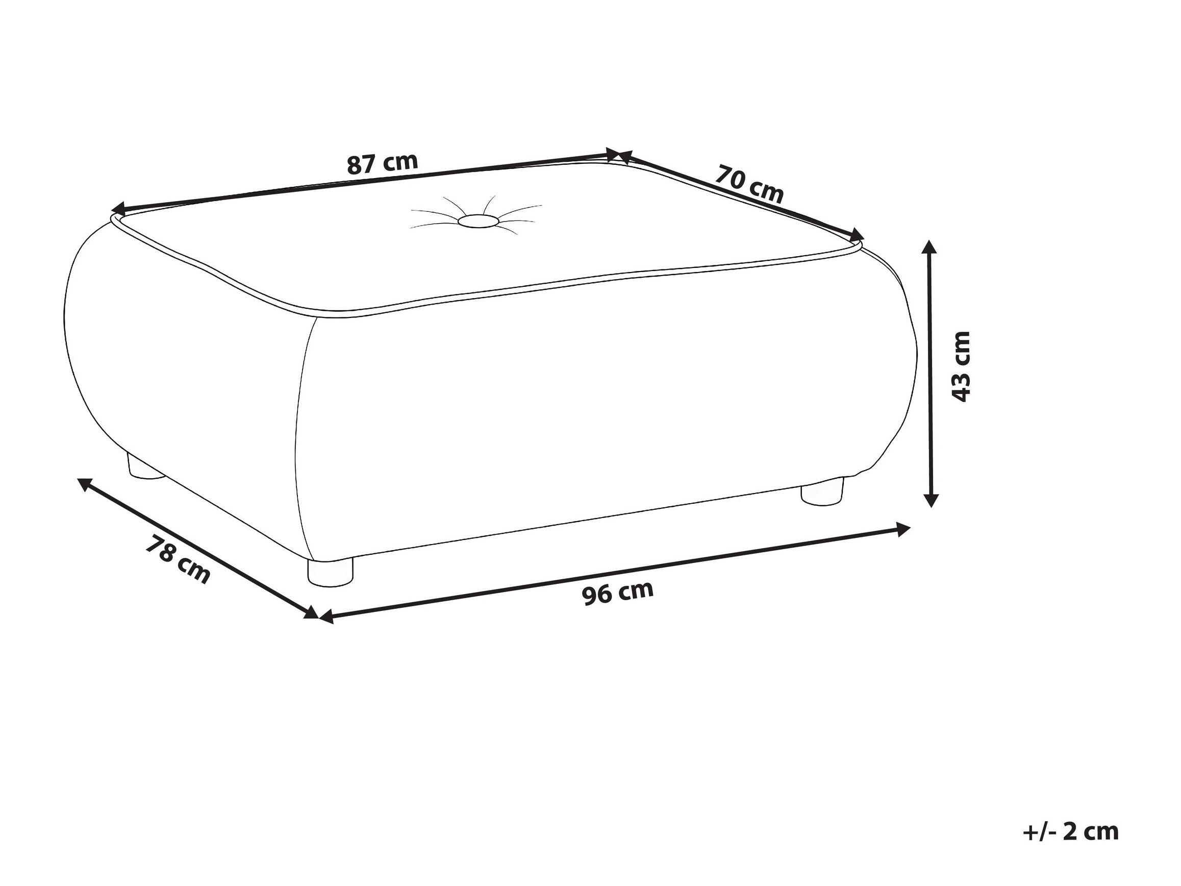 Pufas Berwyn 3270 (Žalia)