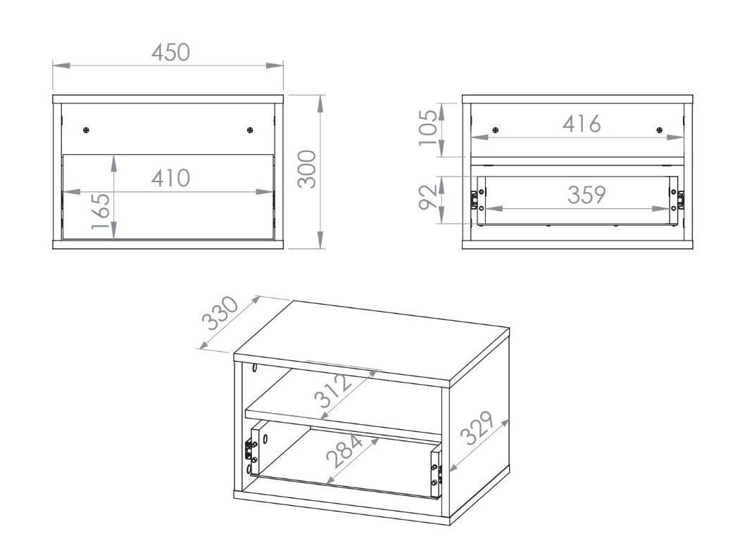 Naktinis staliukas Morsero 106
