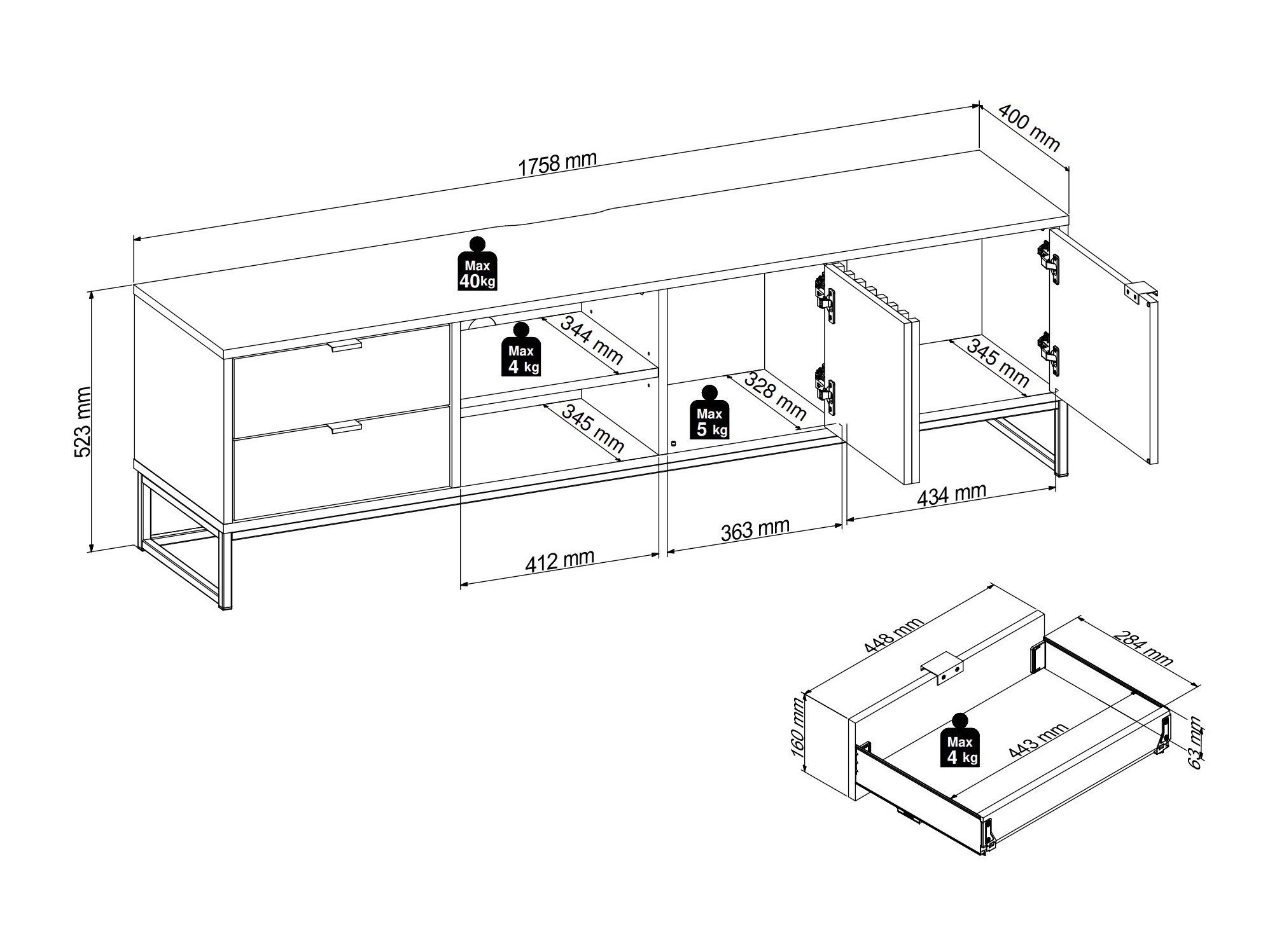 Svetainės komplektas Sondelu 106