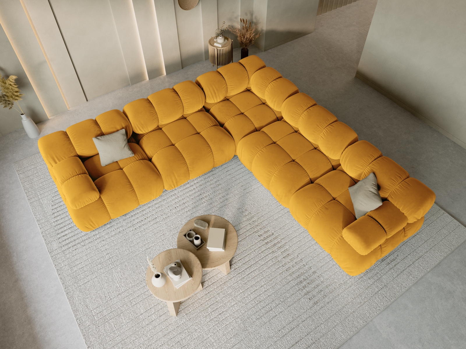 Modulinis minkštas kampas Caltenu 114 (Bluvel 68)
