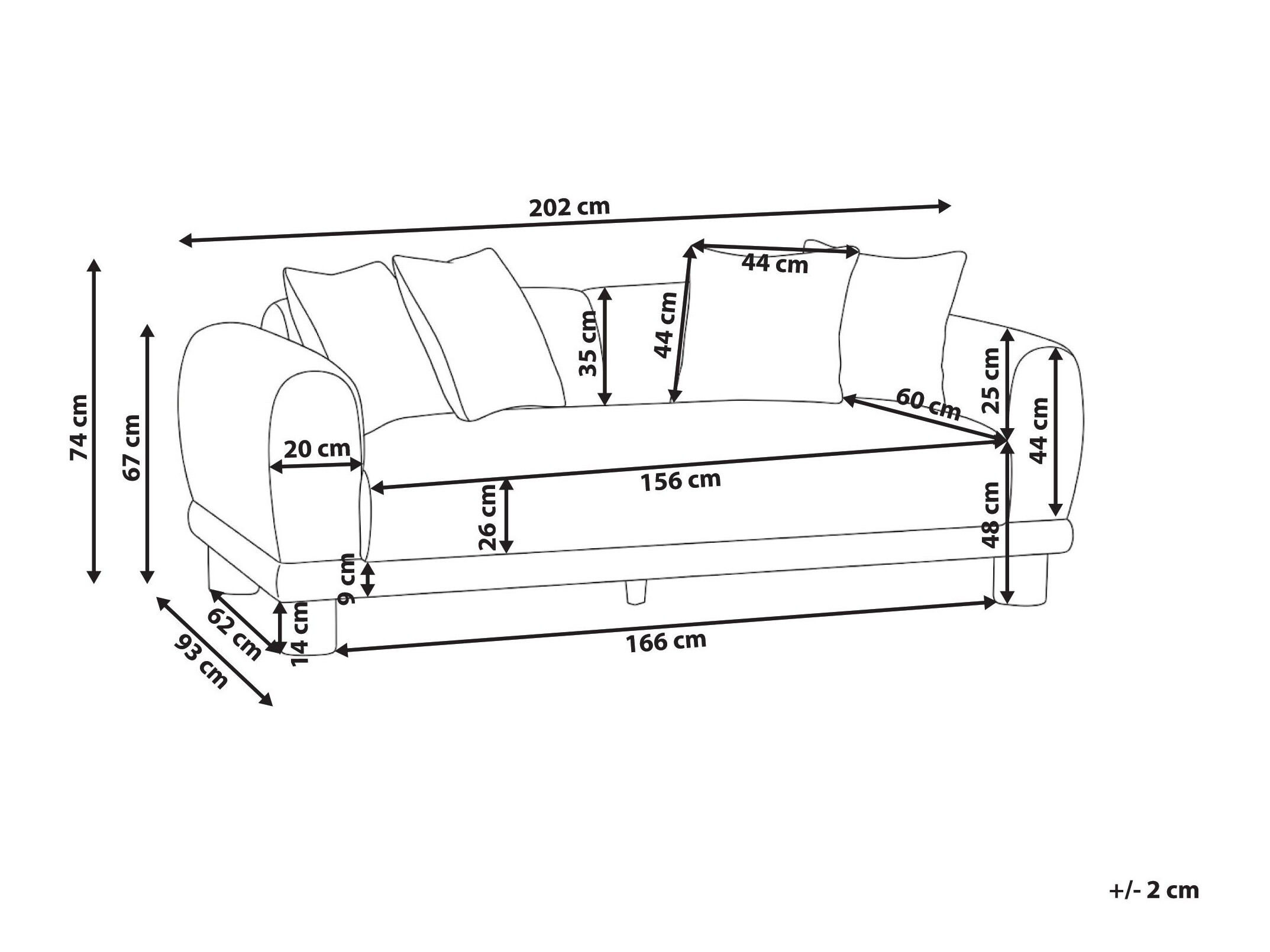 Sofa Berwyn 3274 (Šviesi pilka)
