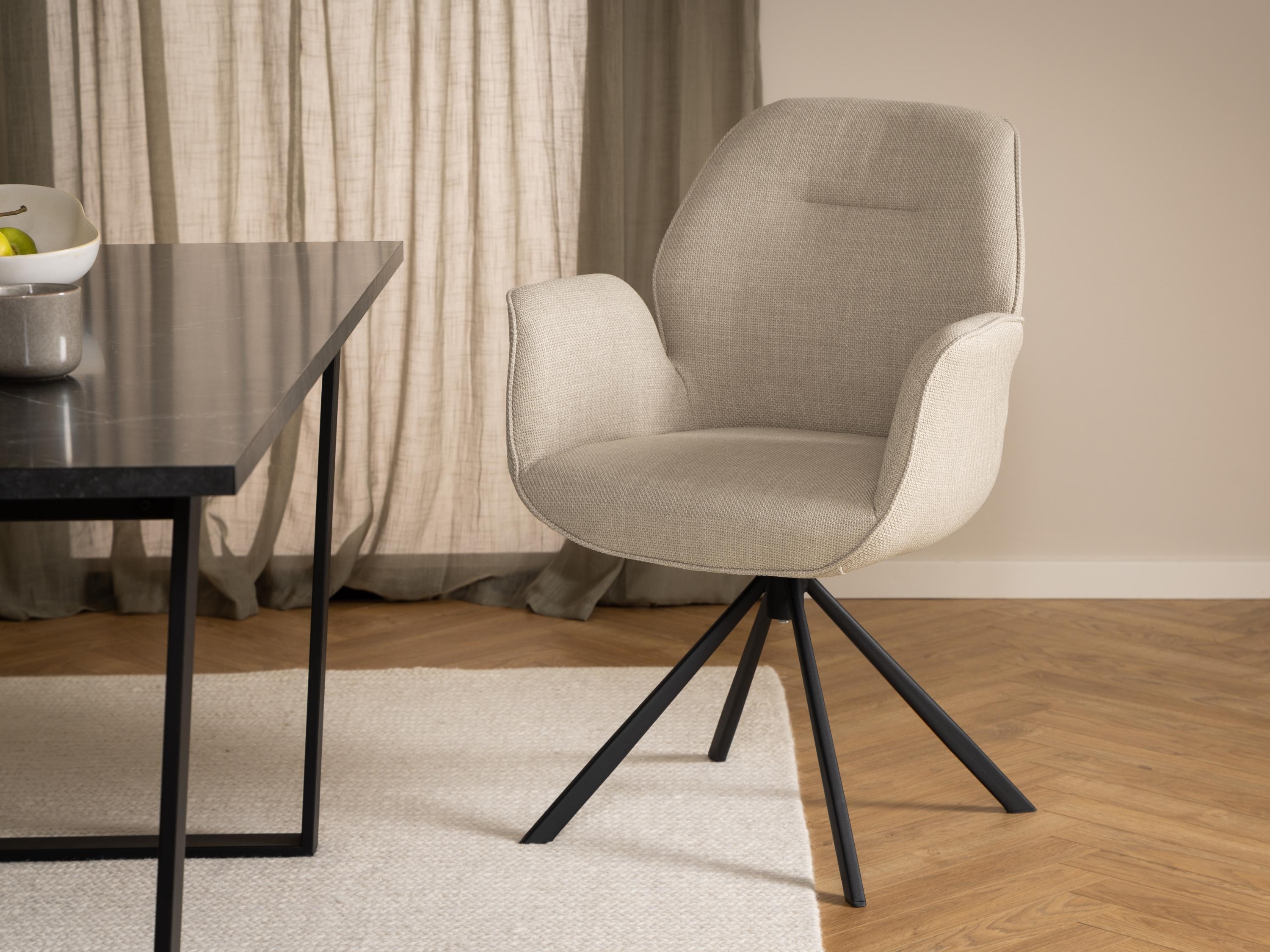 Kėdė Norsica 392 (Smėlinė + Juoda)