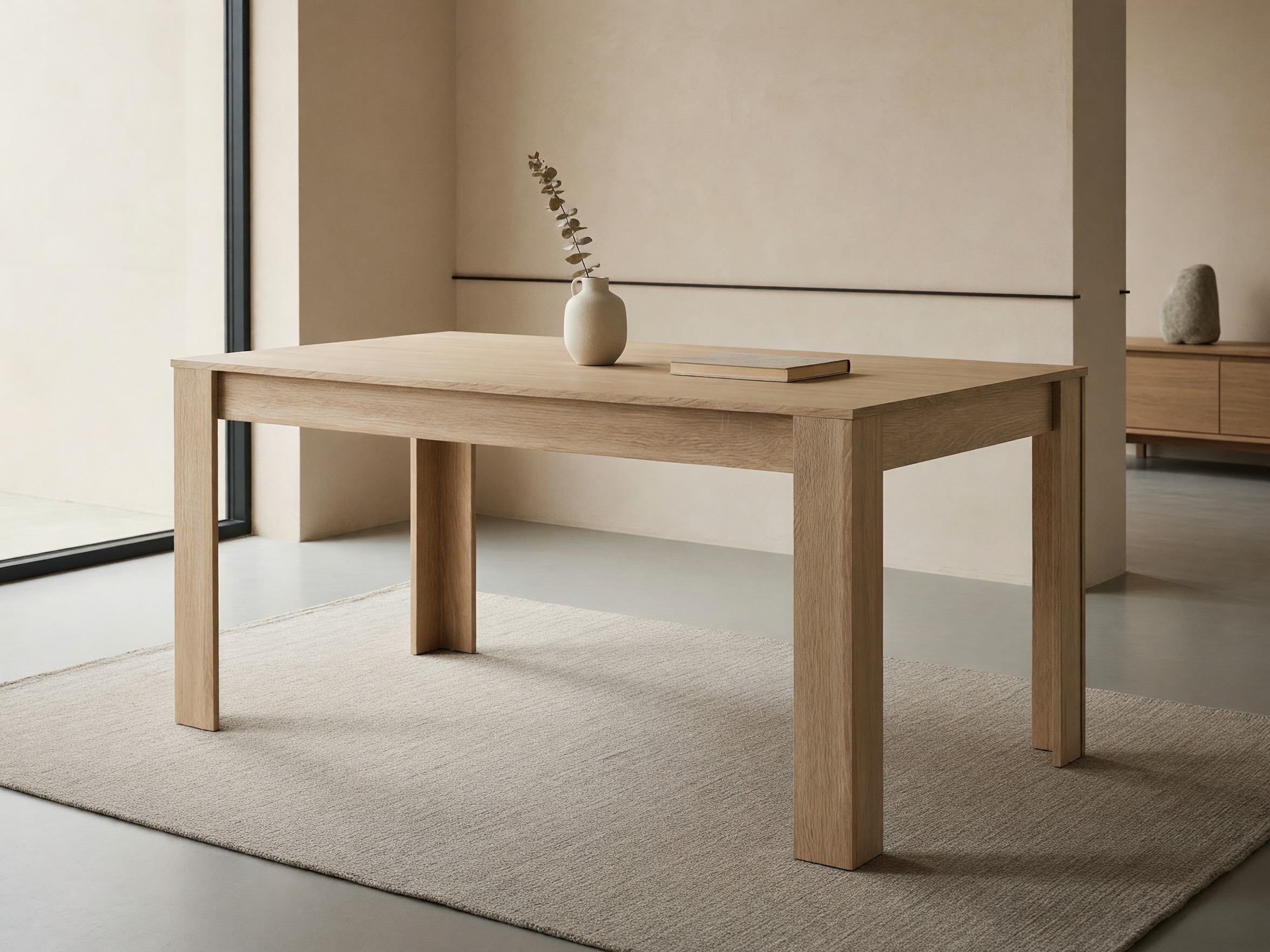 Stalas Denton 628 (Šviesus ąžuolas)