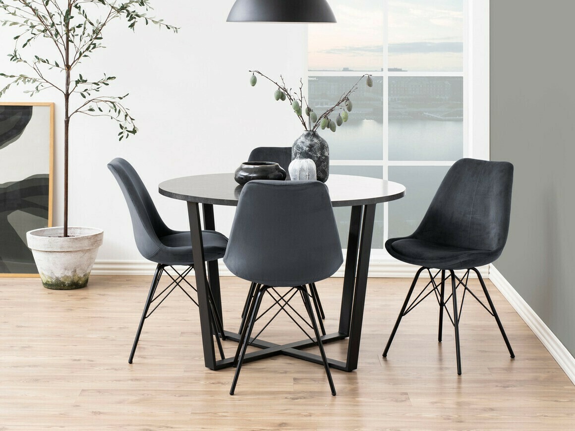 Stalas Norsica 309 (Juodas marmuras + Juoda)