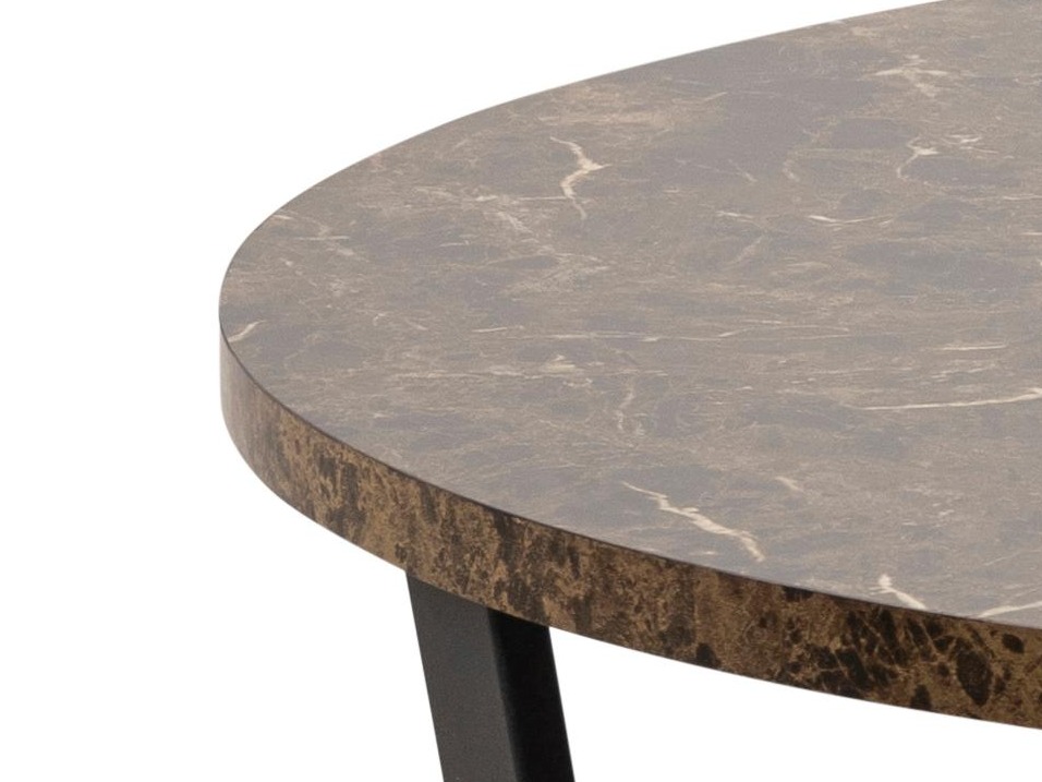Stalas Norsica 309 (Rudas marmuras + Juoda)