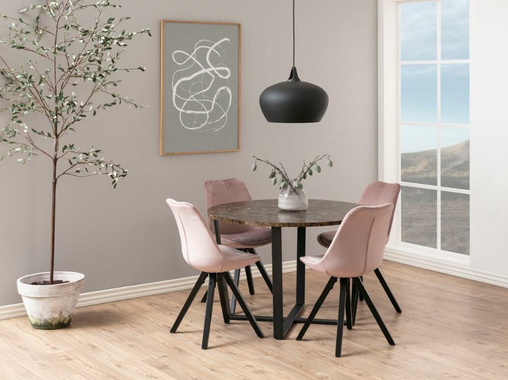 Stalas Norsica 309 (Rudas marmuras + Juoda)