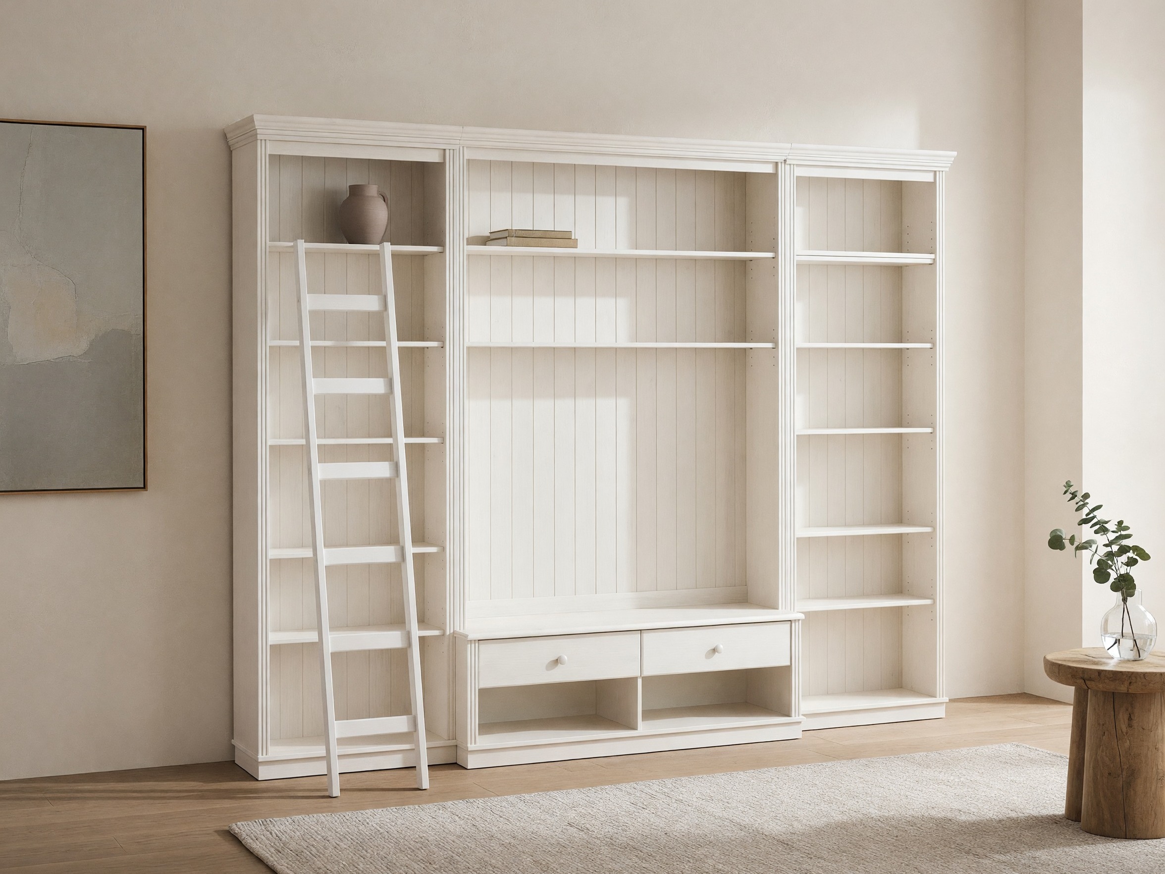 Svetainės komplektas Saltoro 108 (Balta)