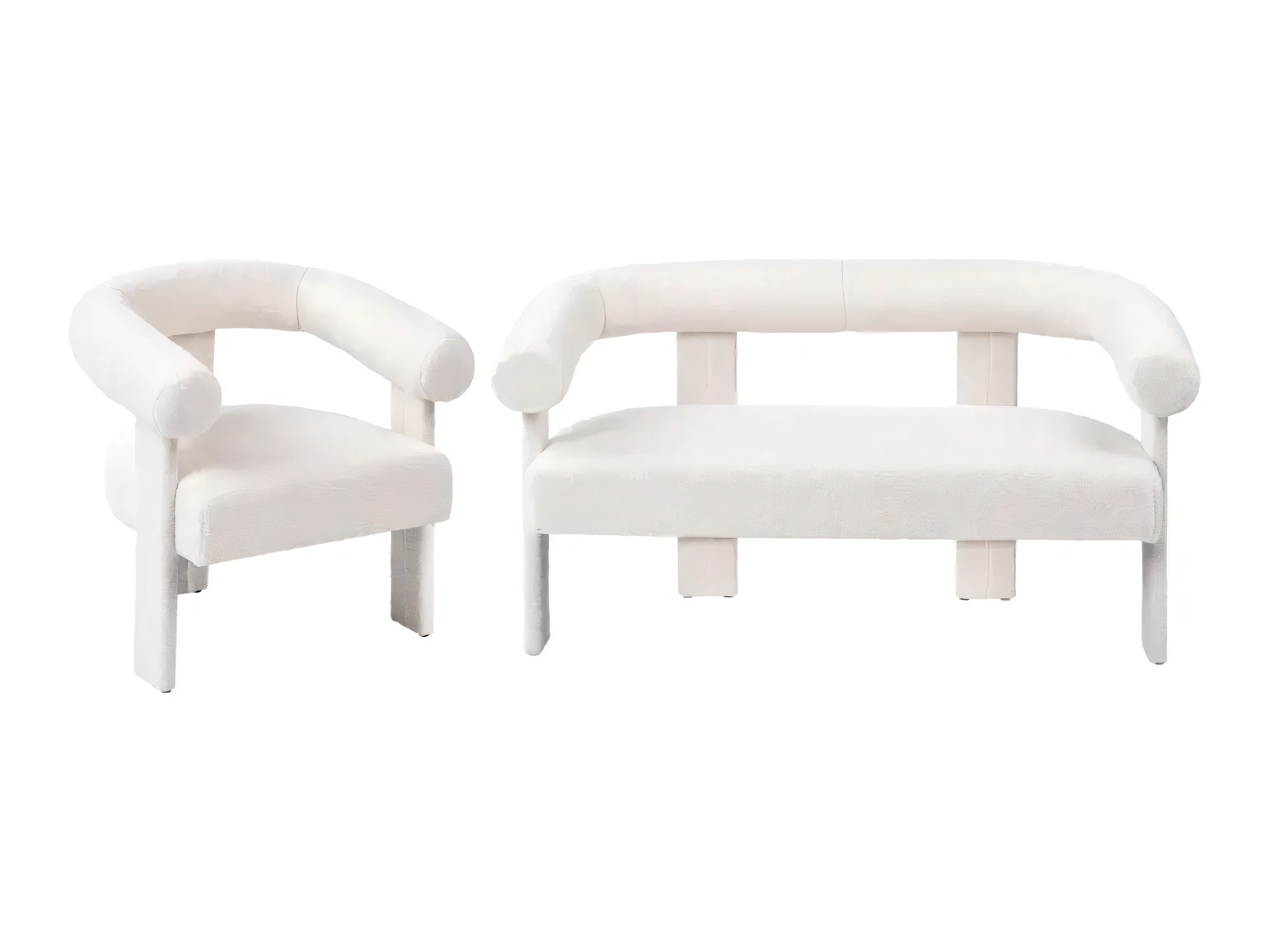 Minkštų baldų komplektas Berwyn 2710 (Balta)