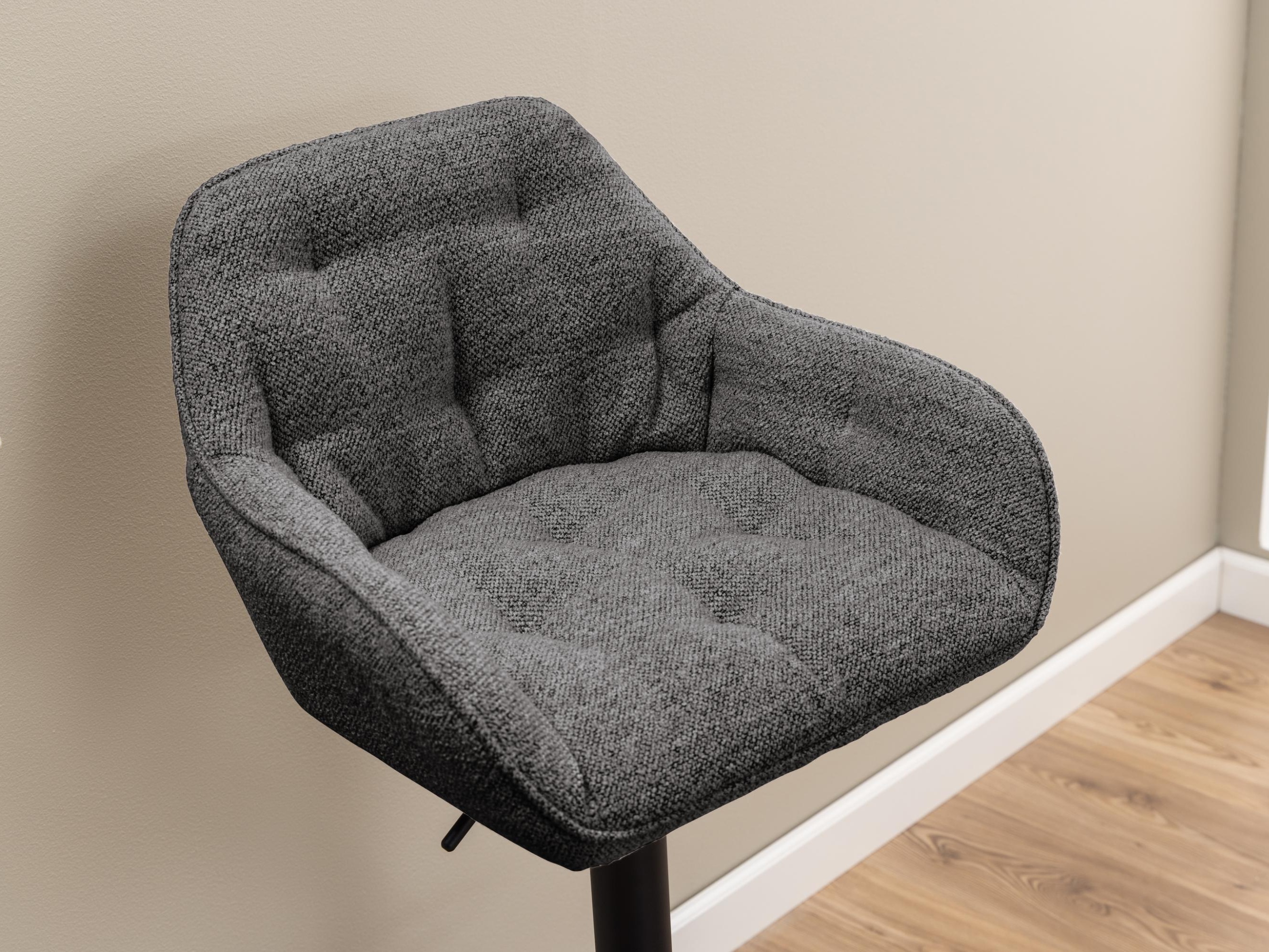 Pusbario kėdė Norsica 650 (Juoda + Antracitas)