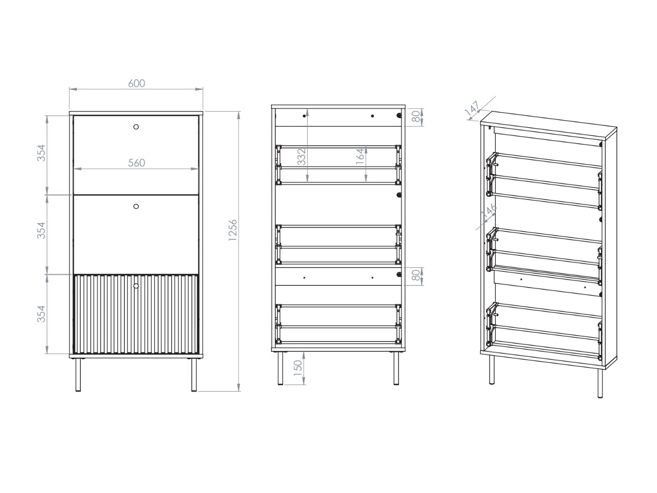 Batų dėžė Marmeli 129