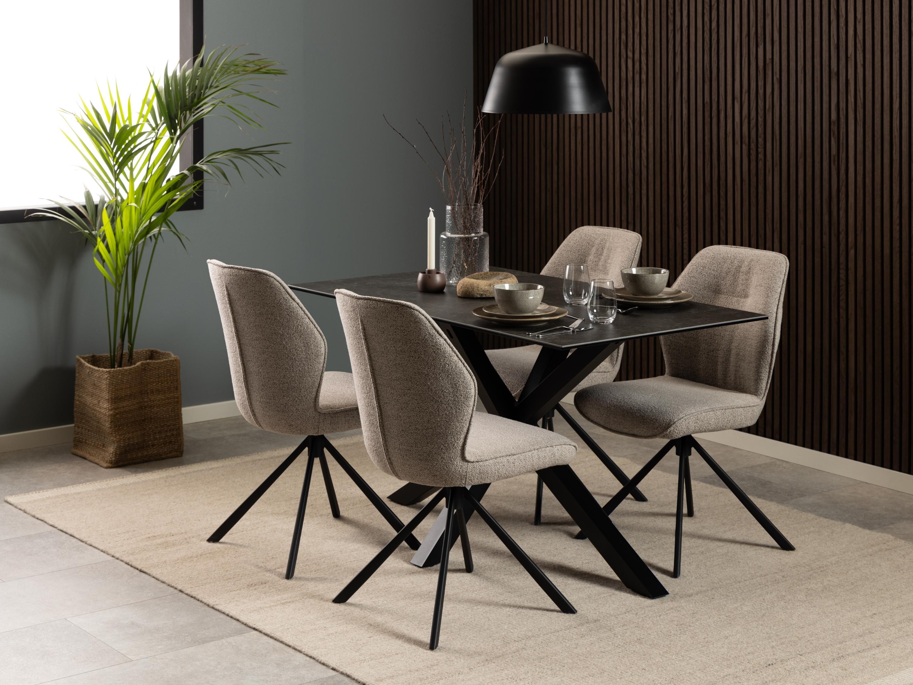 Kėdė Norsica 679 (Kreminė + Juoda)