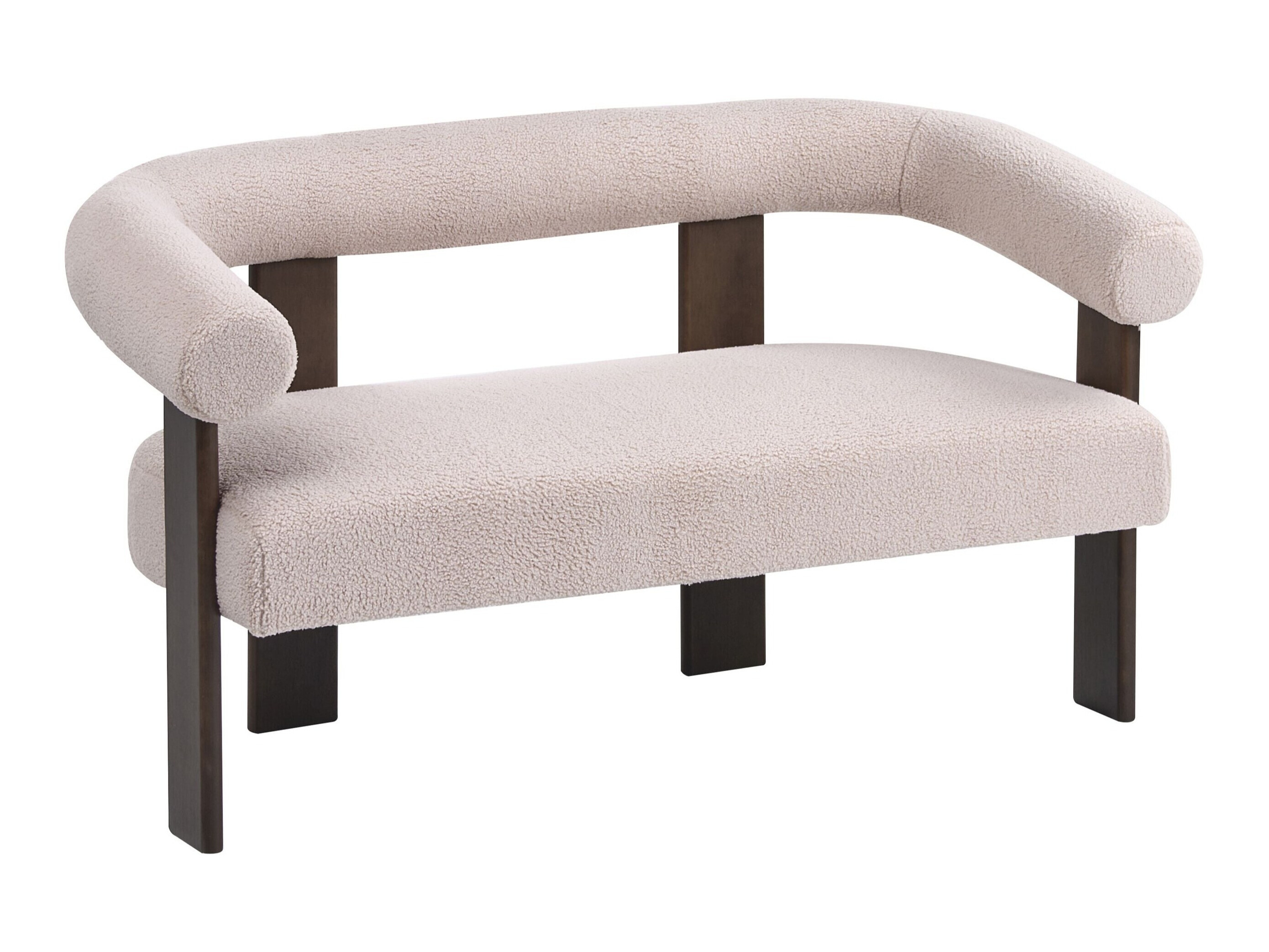 Minkštasuolis Berwyn 2709 (Smėlinė + Tamsus medis)