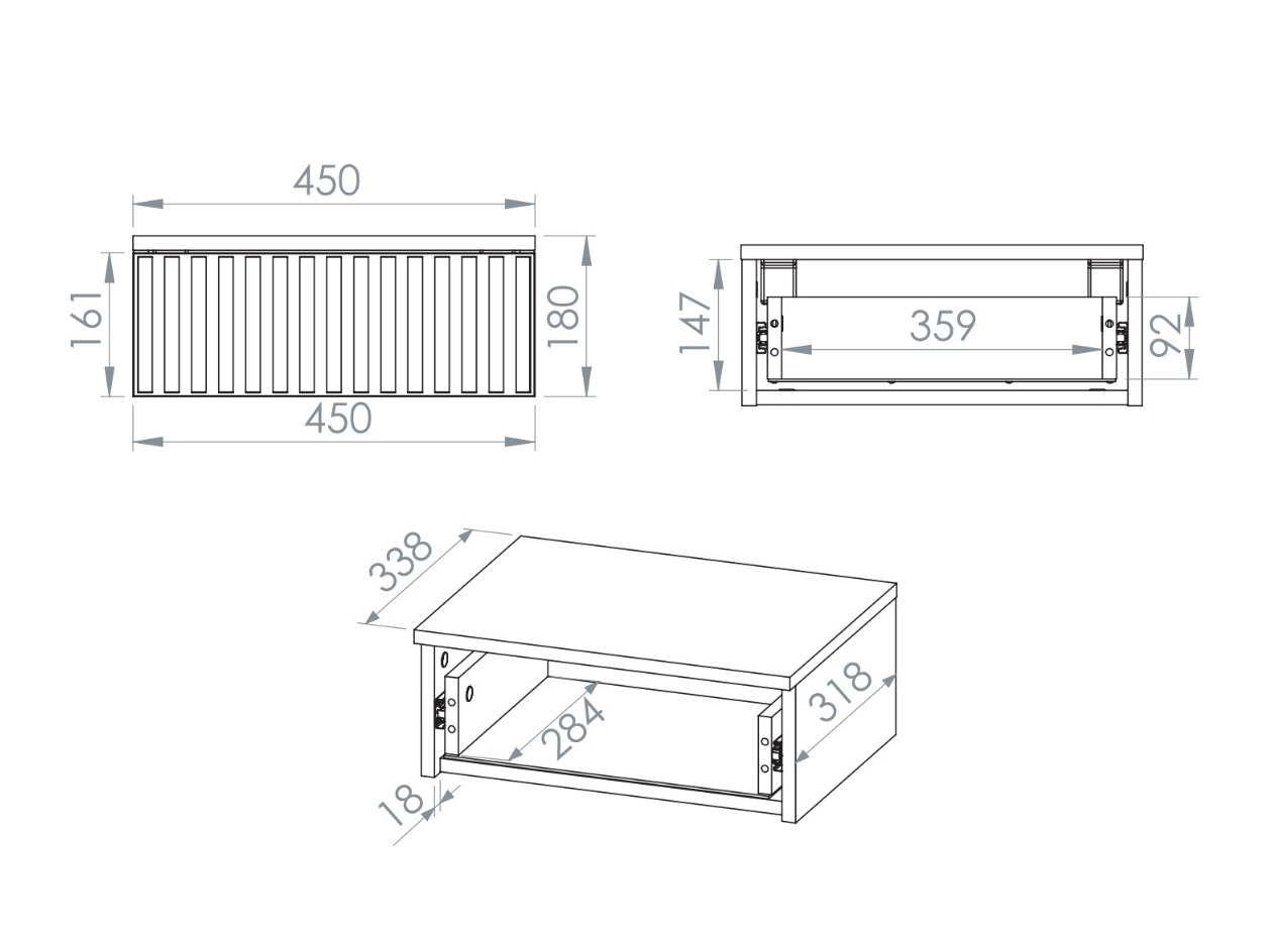 Naktinis staliukas Marmeli 131