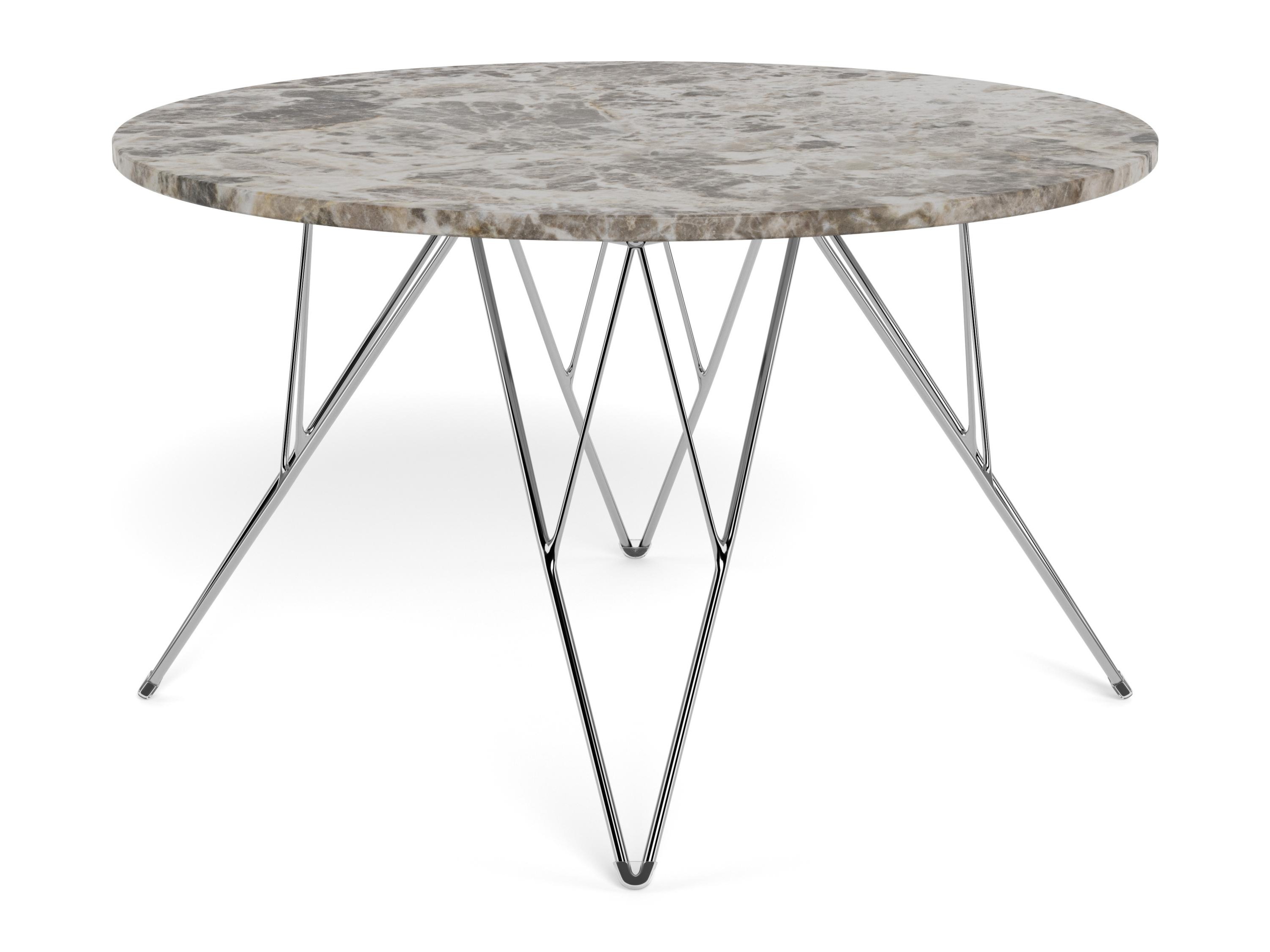 Žurnalinis staliukas Norsica 820 (Pilka + Sidabrinė)