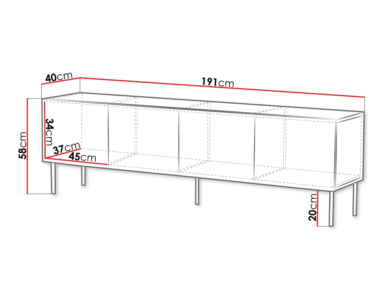 TV staliukas Morbala 102