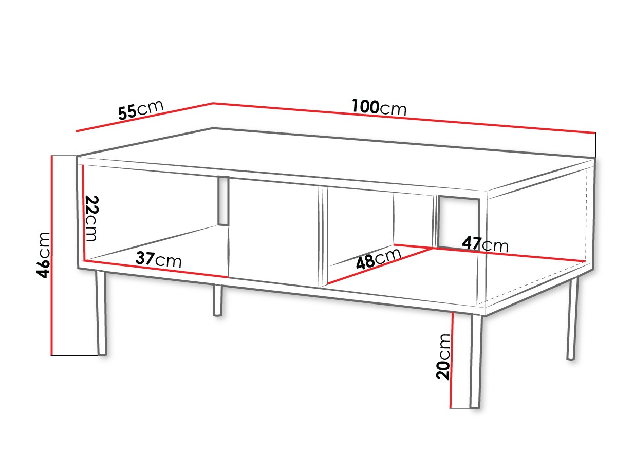 Žurnalinis staliukas Morbala 101