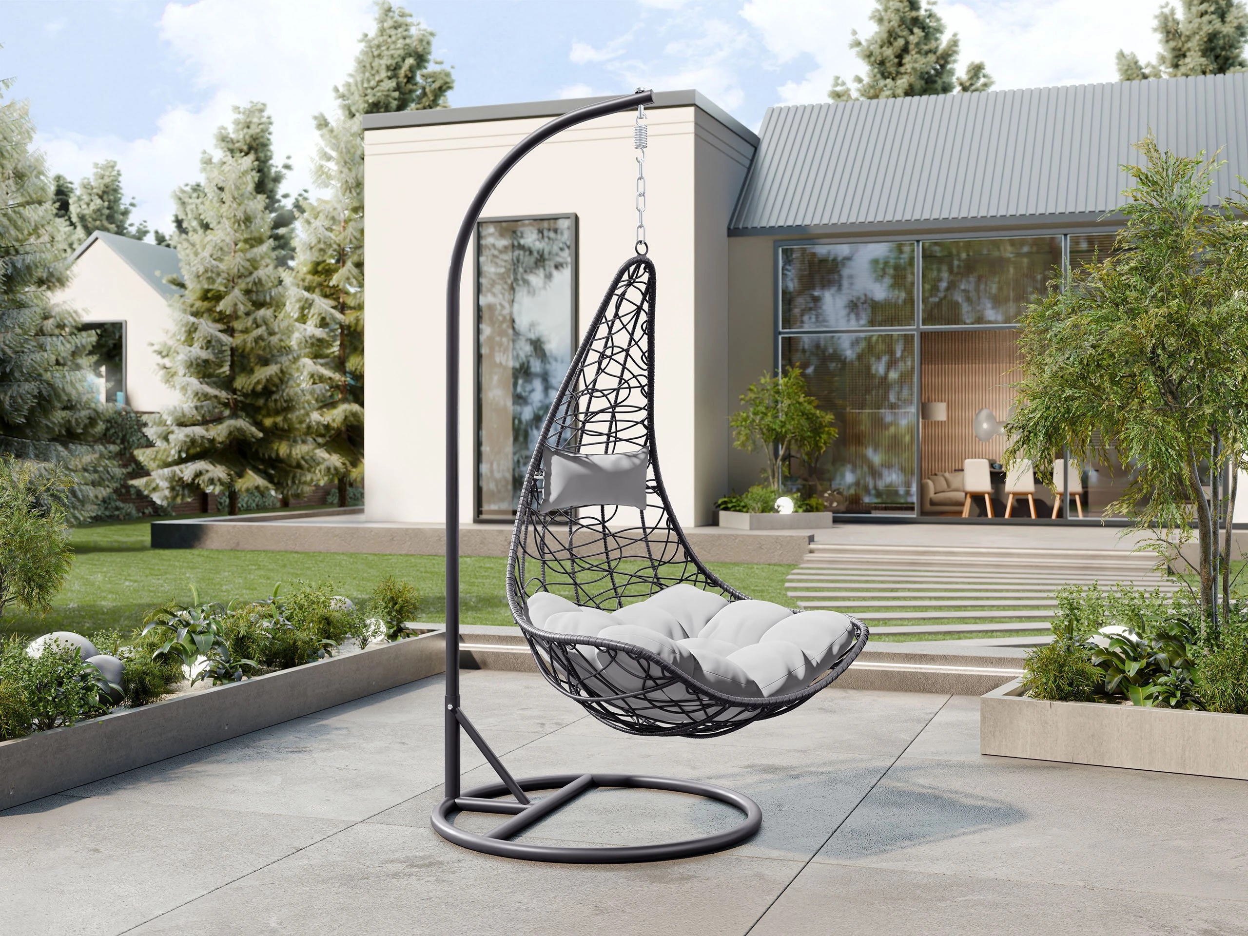 Supamas krėslas Comfivo Figae (Pilka)