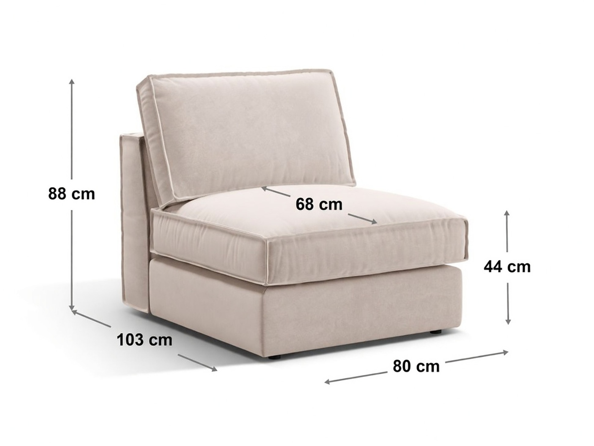 Modulinis fotelis Dalodei 100 (Babel Red)