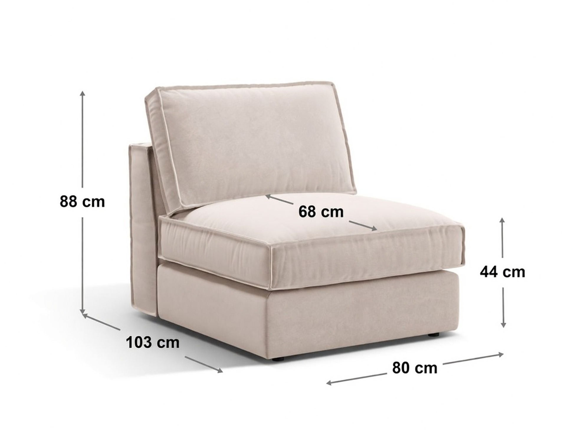 Modulinis fotelis Dalodei 100 (Salvador 01)