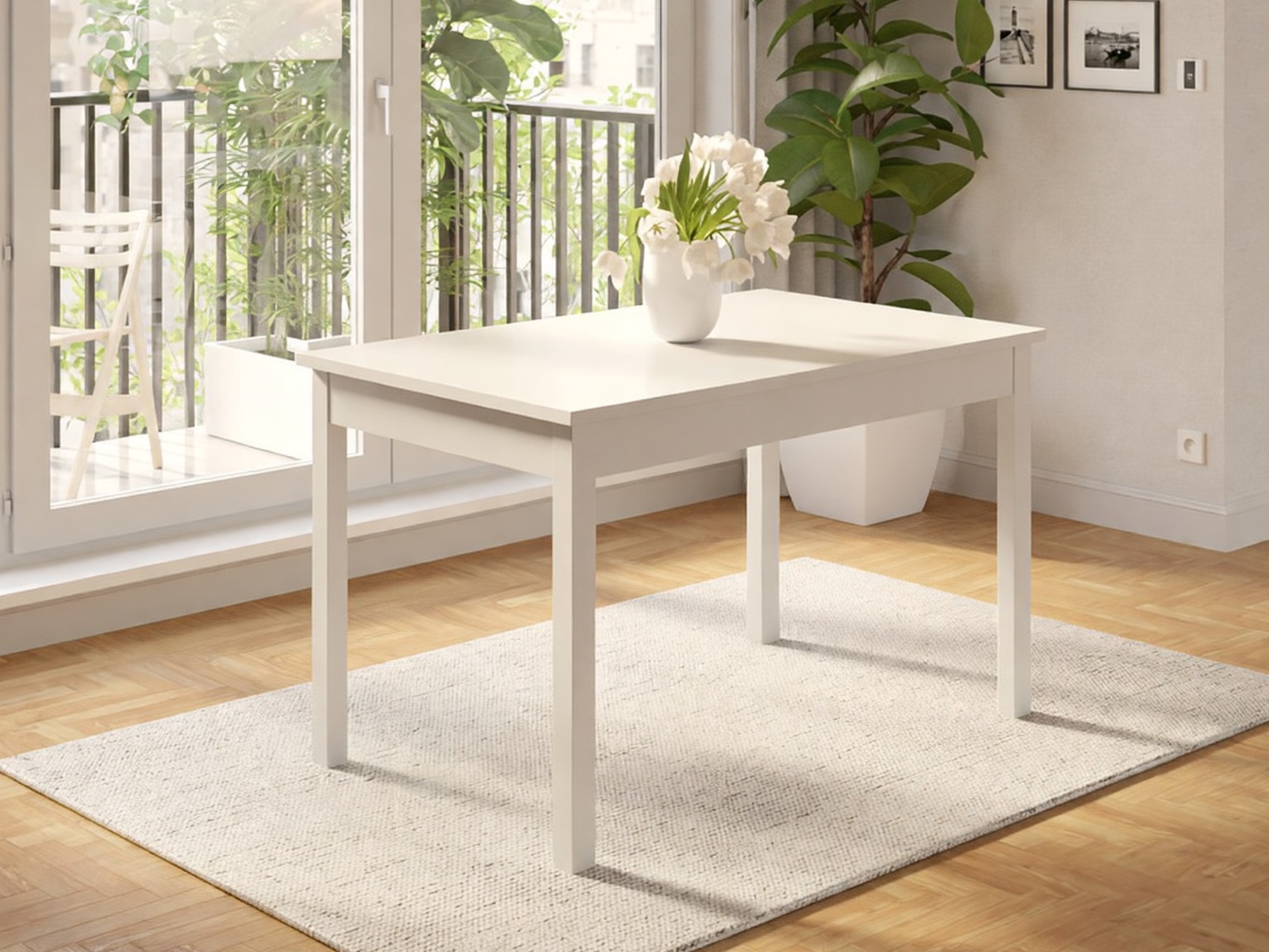 Stalas Bristol 220 (Balta)