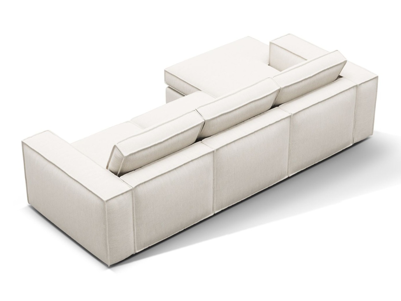 Modulinis minkštas kampas Dalodei 110 (Babel White)