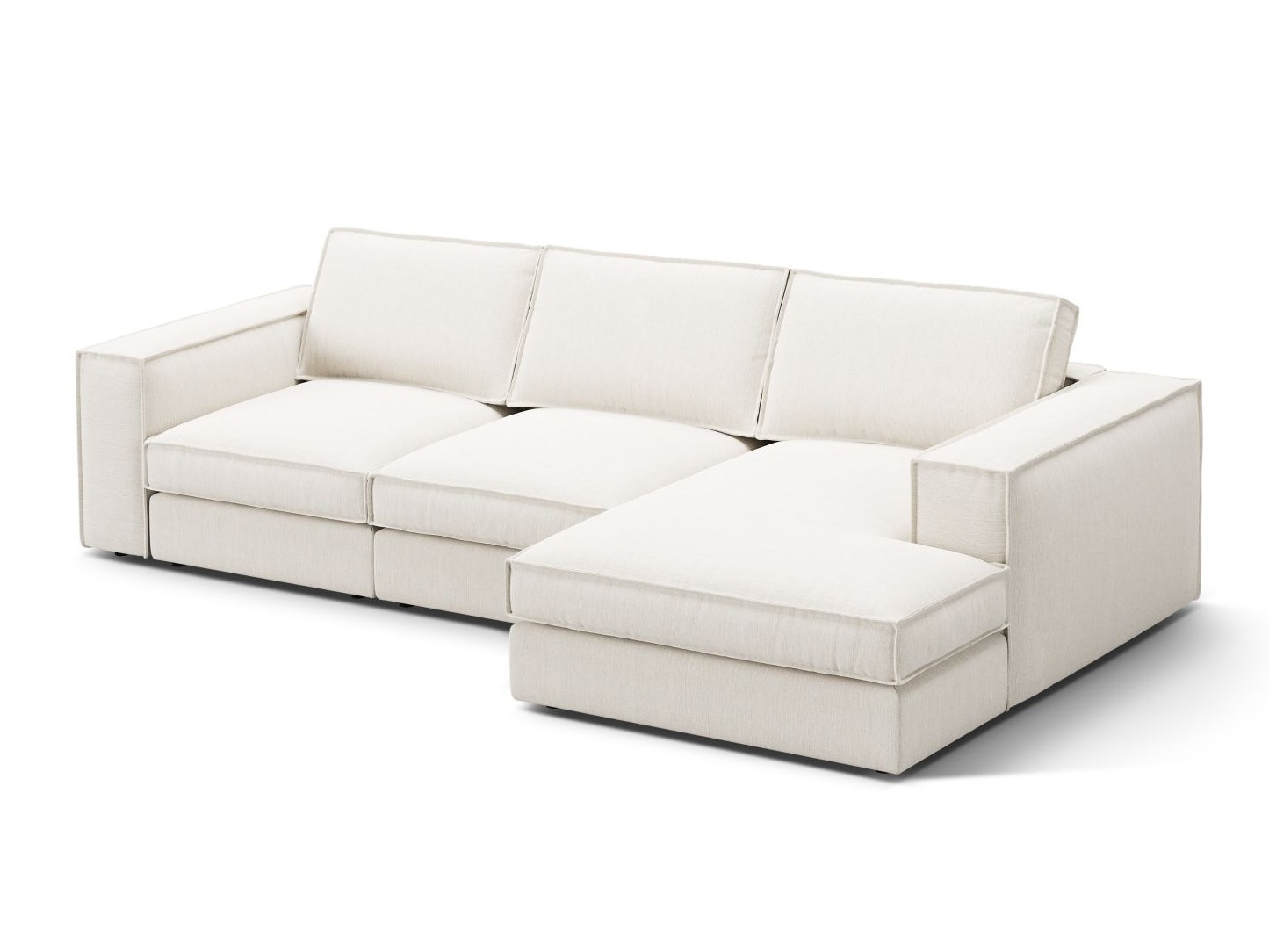 Modulinis minkštas kampas Dalodei 110 (Babel White)
