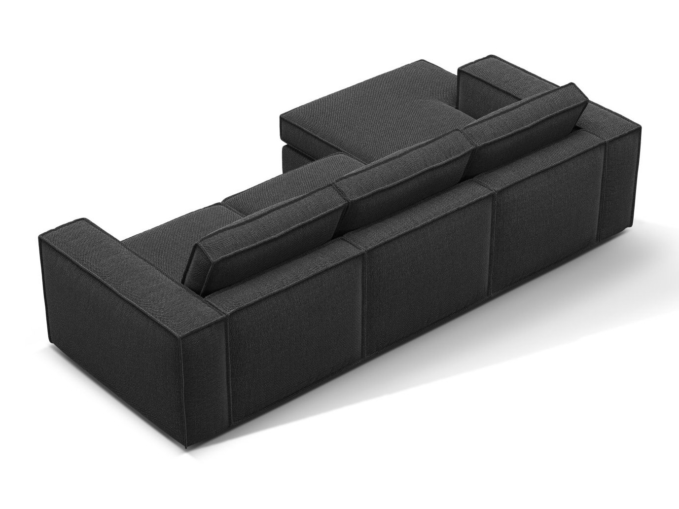 Modulinis minkštas kampas Dalodei 110 (Babel Black)