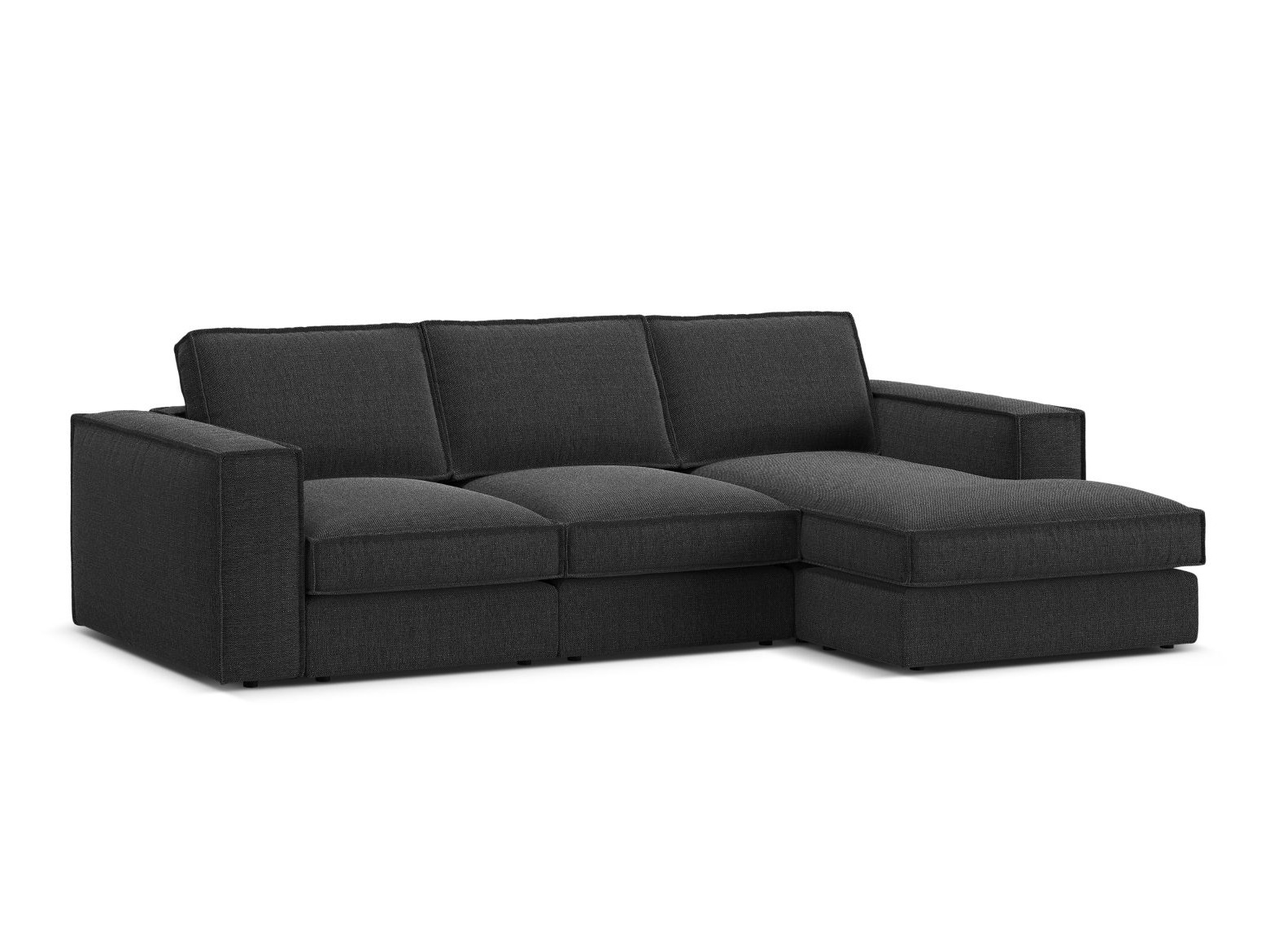 Modulinis minkštas kampas Dalodei 110 (Babel Black)