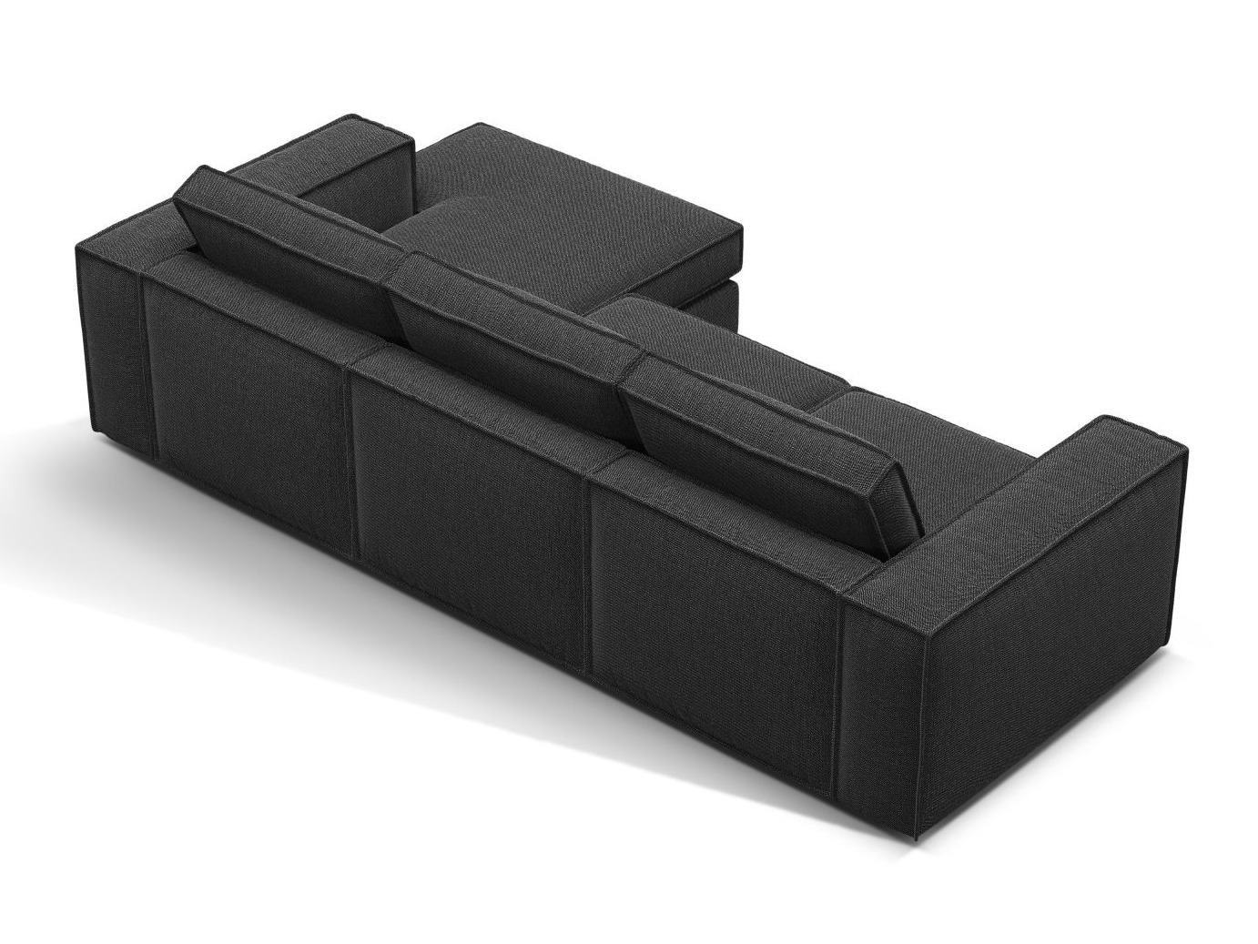 Modulinis minkštas kampas Dalodei 110 (Babel Black)