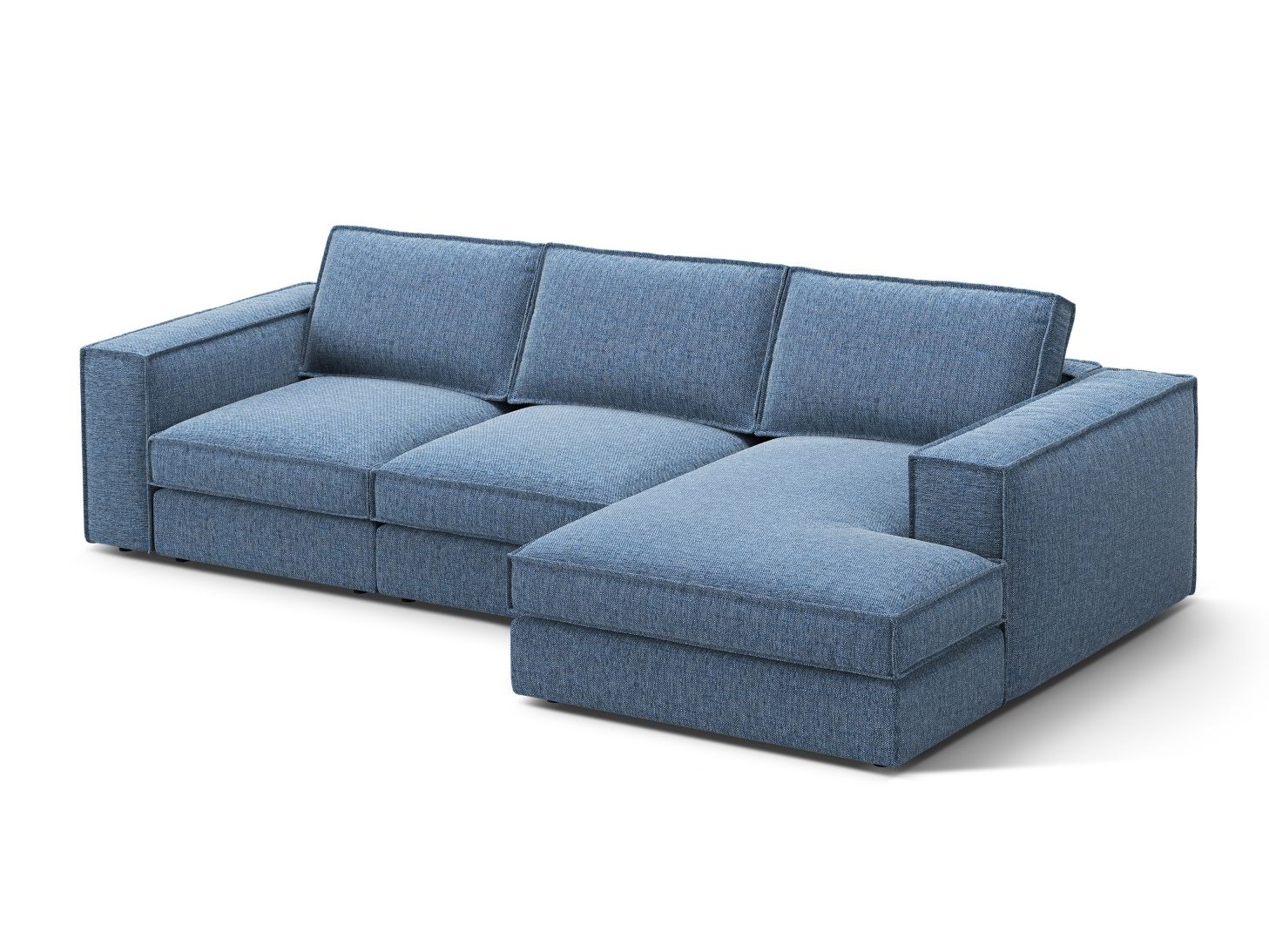 Modulinis minkštas kampas Dalodei 110 (Babel Blue)