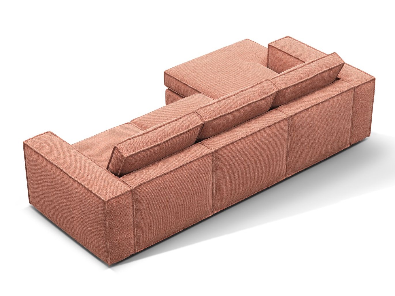 Modulinis minkštas kampas Dalodei 110 (Babel Red)