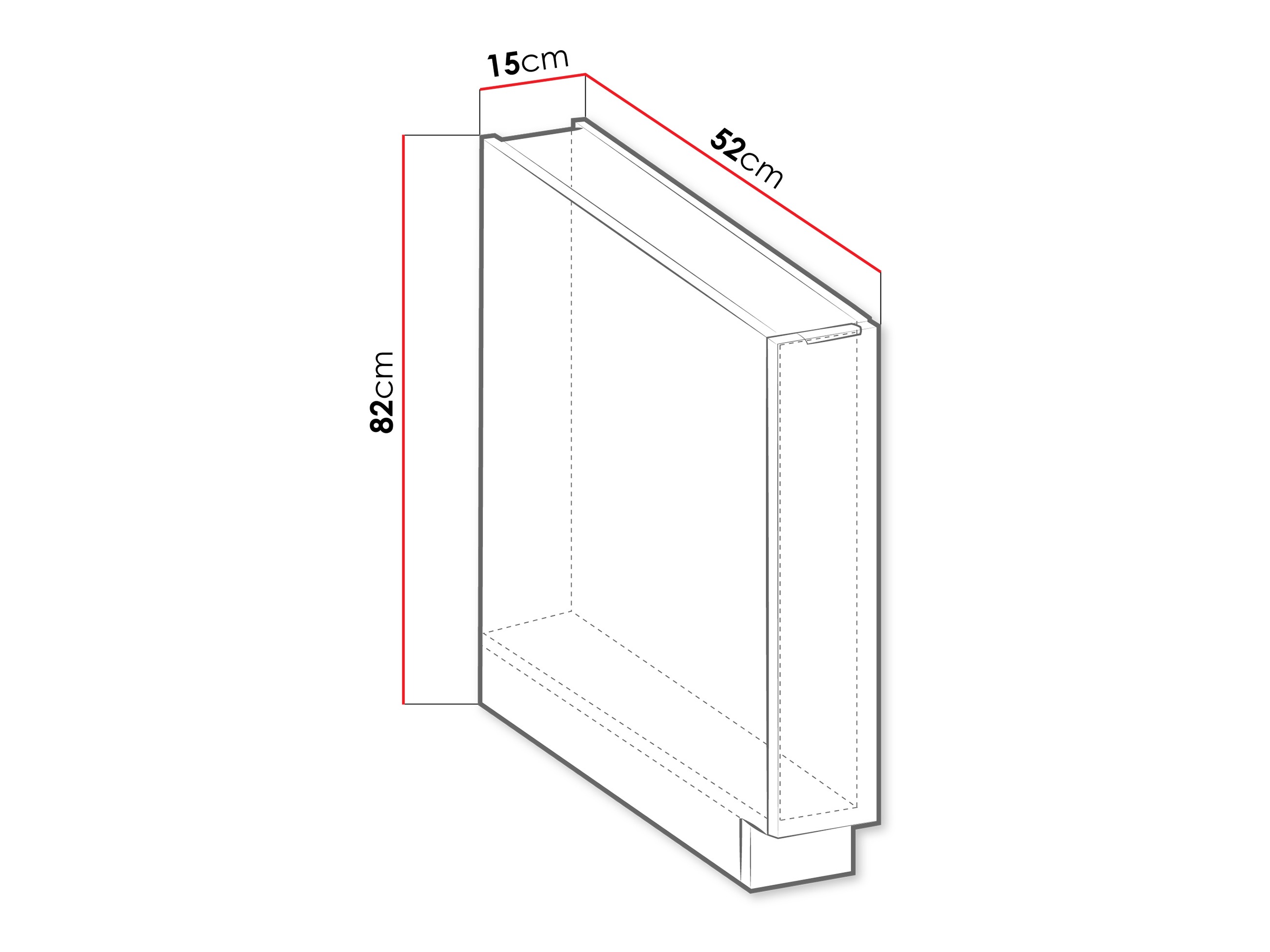 Modulinė spintelė su kargo krepšiu Sole 101