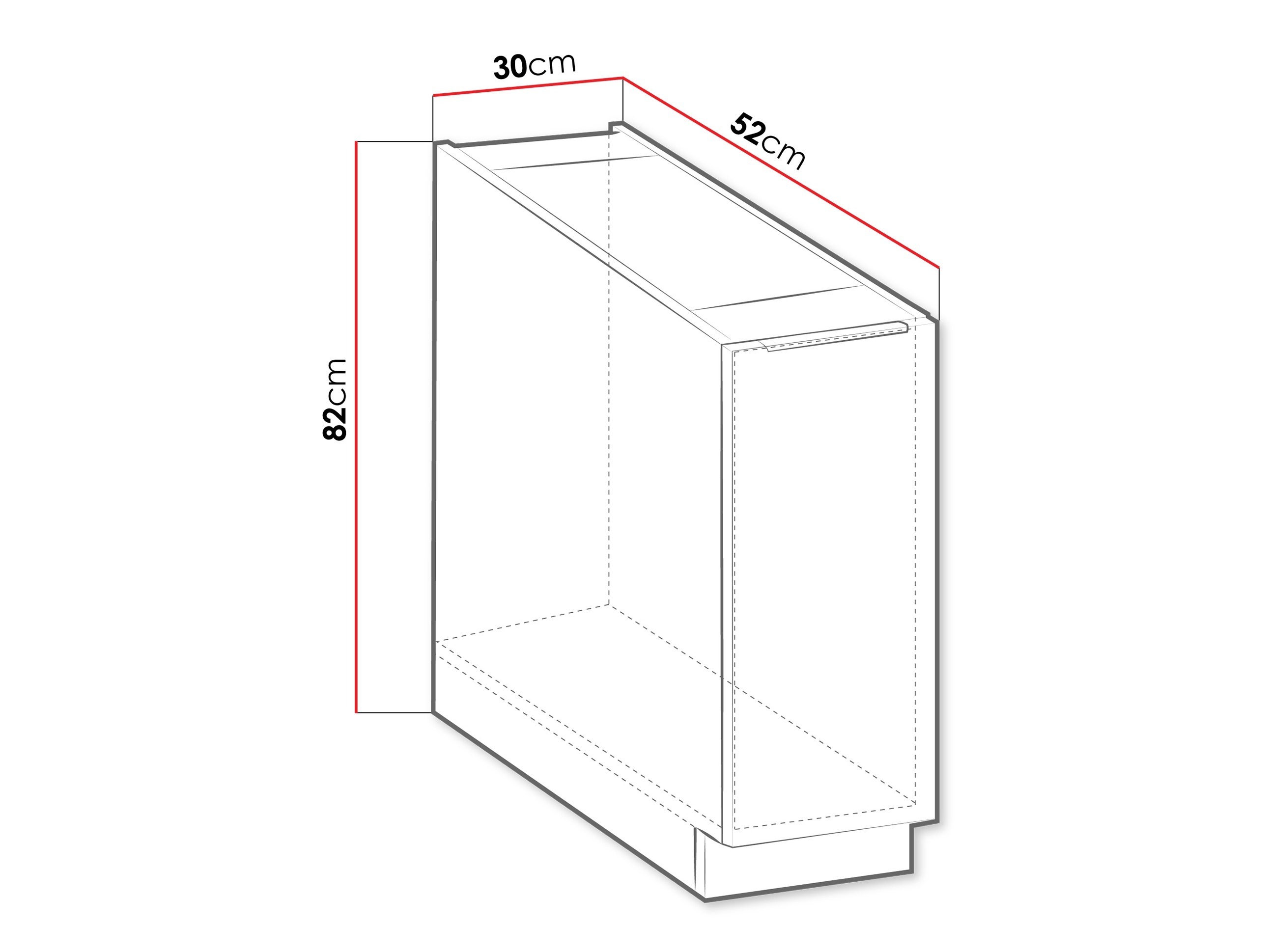 Modulinė spintelė su kargo krepšiu Sole 102