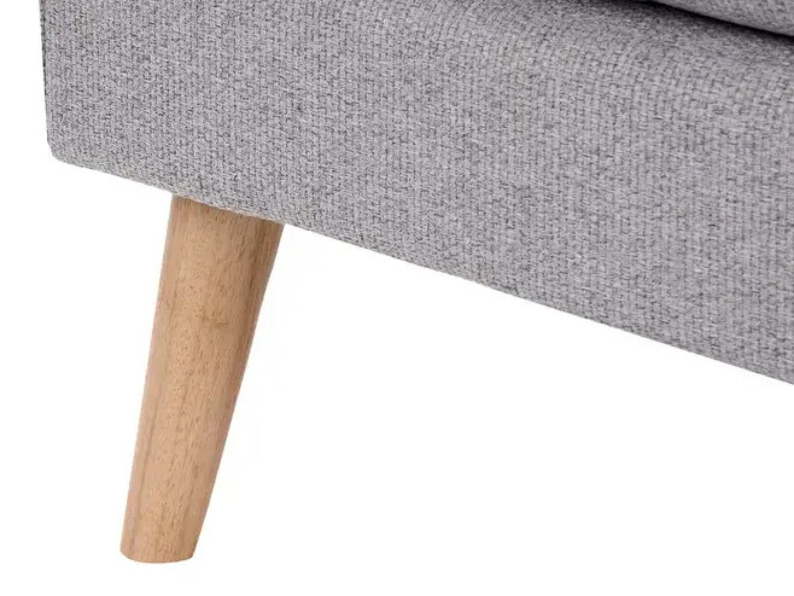 Sofa lova Berwyn 3285 (Pilka + Šviesus medis)