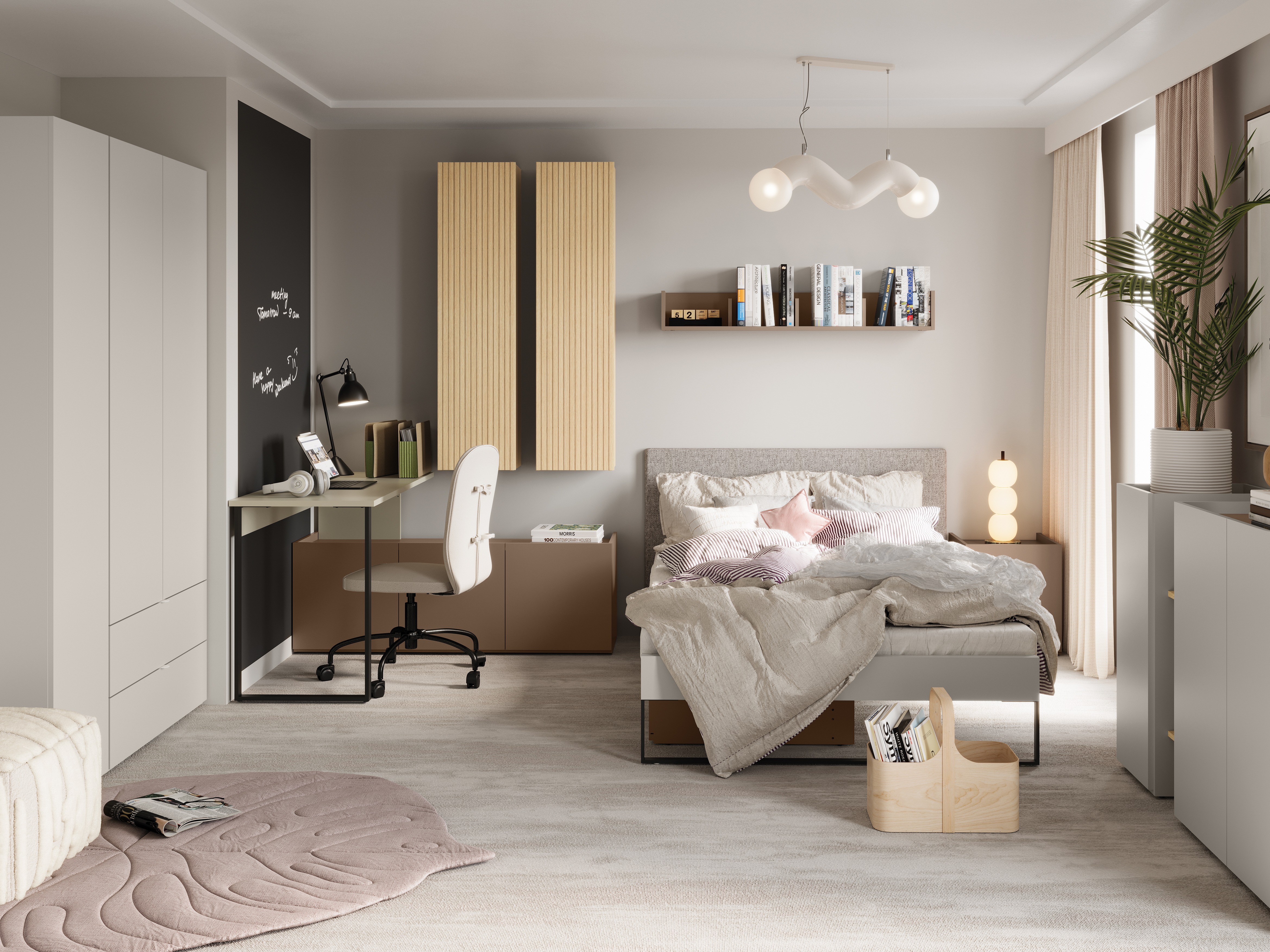 Kampinis darbo stalas Tivseva 109