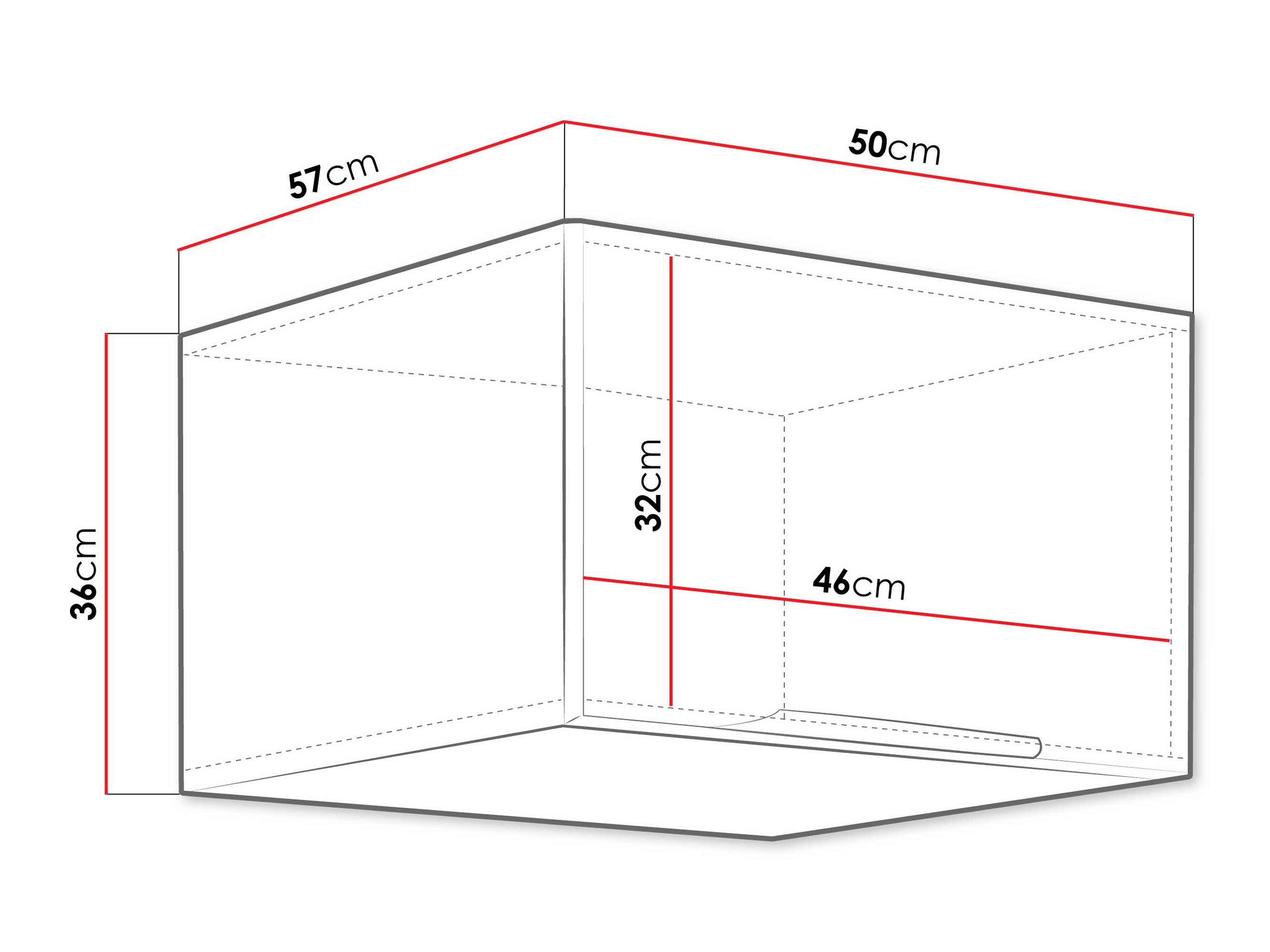 Modulinė pakabinama spintelė Sole 129