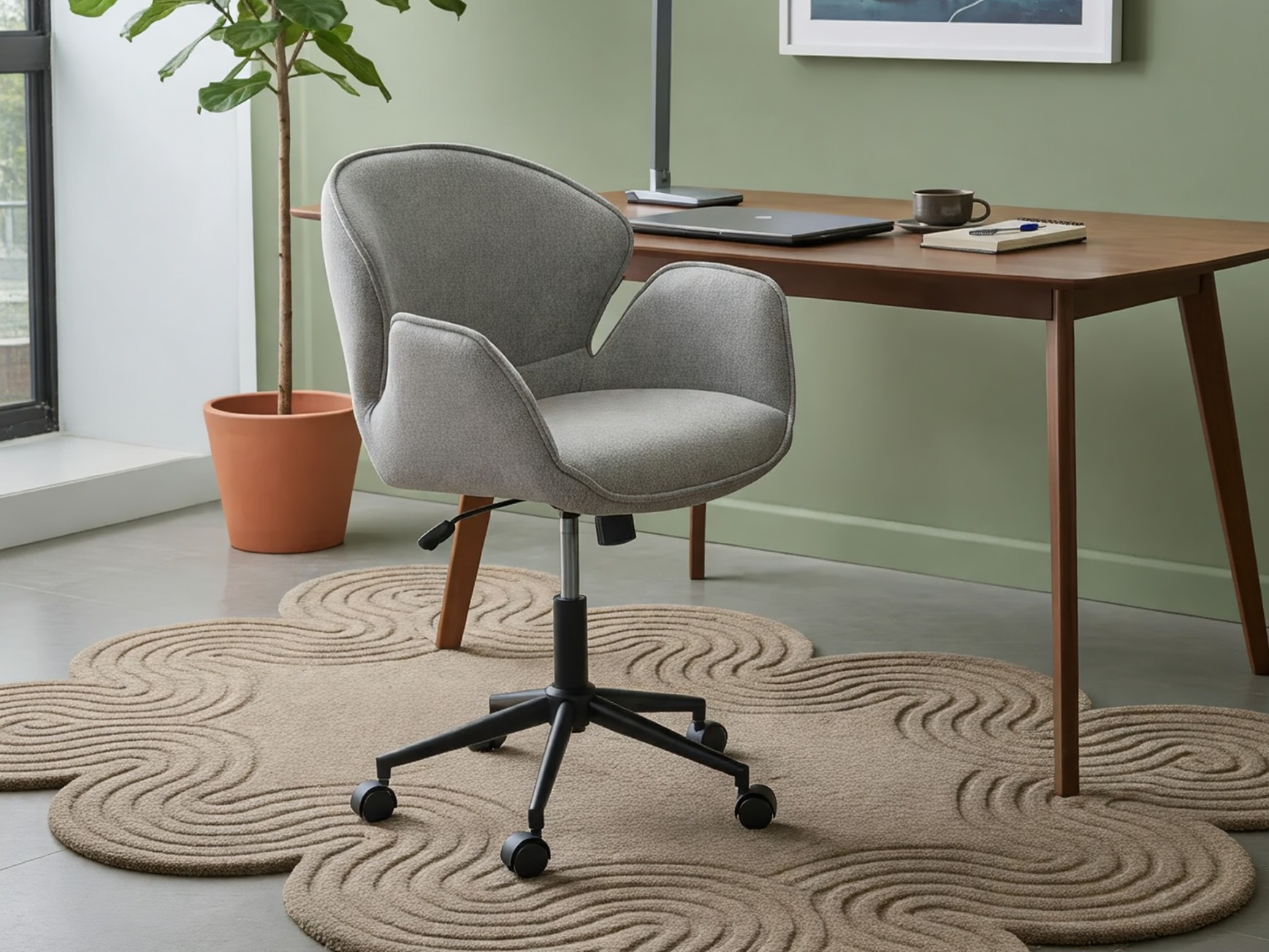 Biuro kėdė Berwyn 3300 (Pilka)