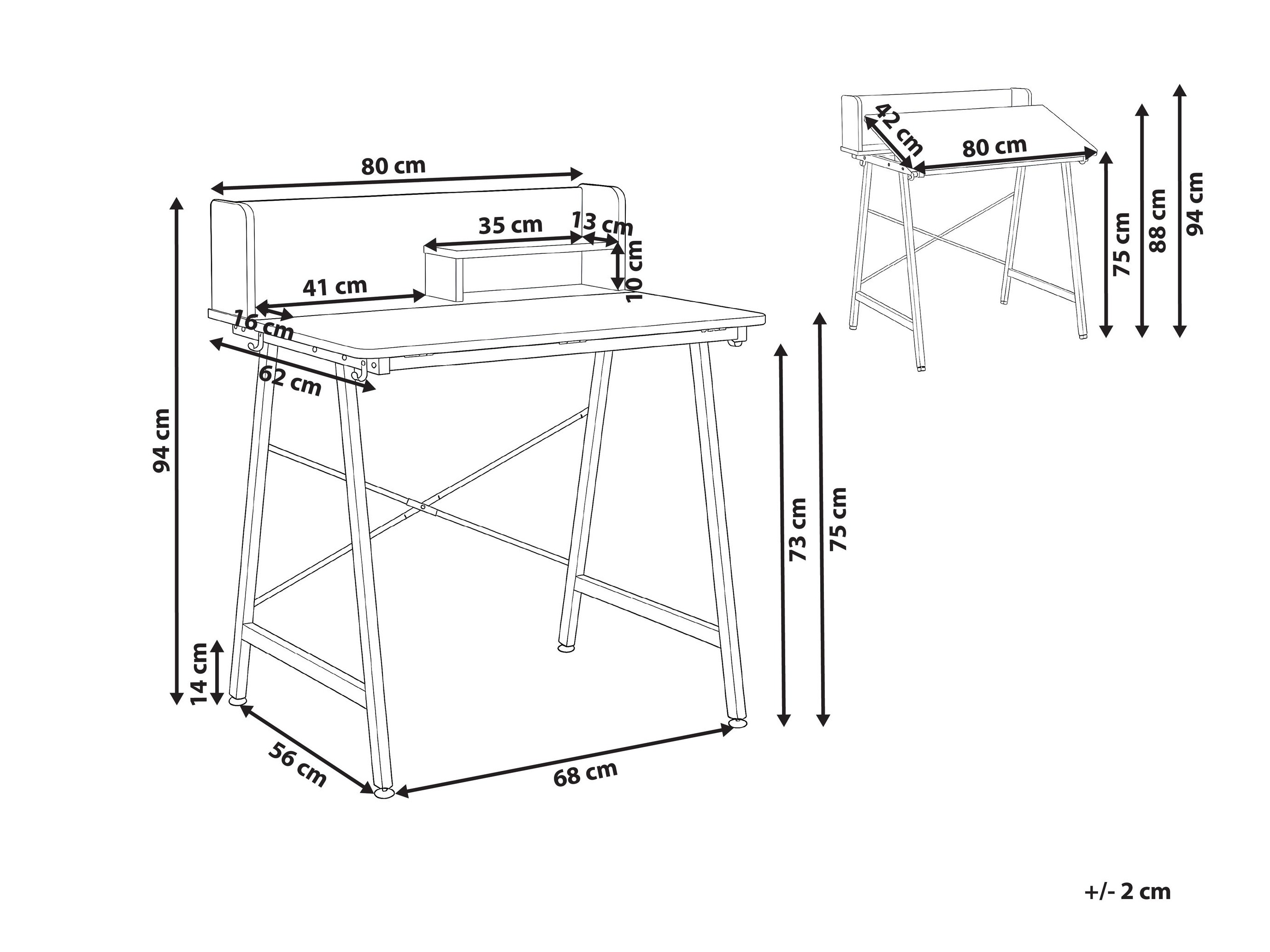 Darbo stalas Berwyn 3298