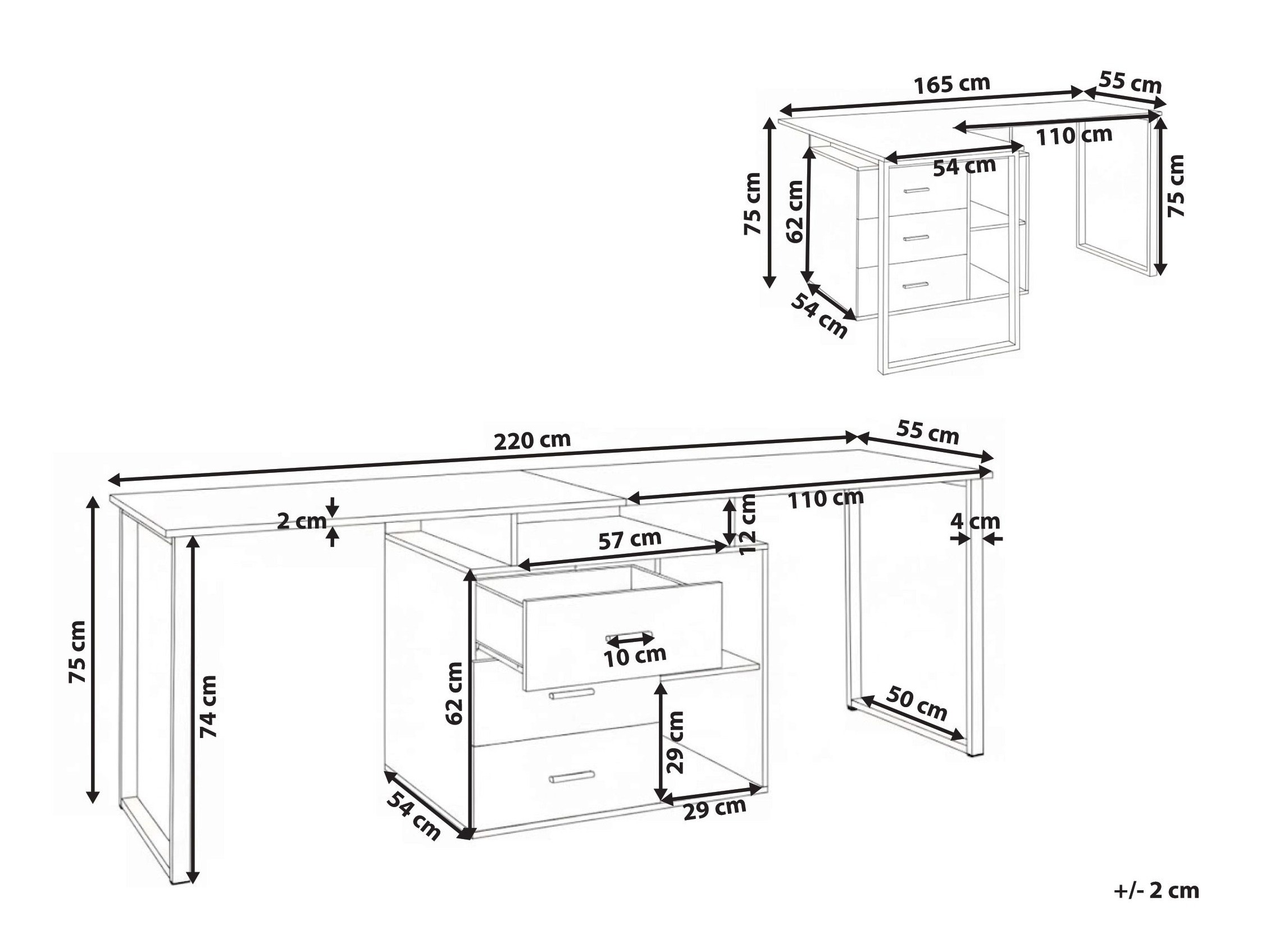 Darbo stalas Berwyn 3301