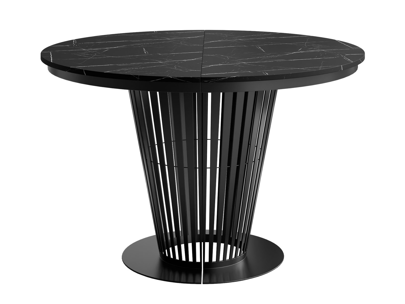 Stalas Oswego 179 (Juoda + Juodas marmuras)