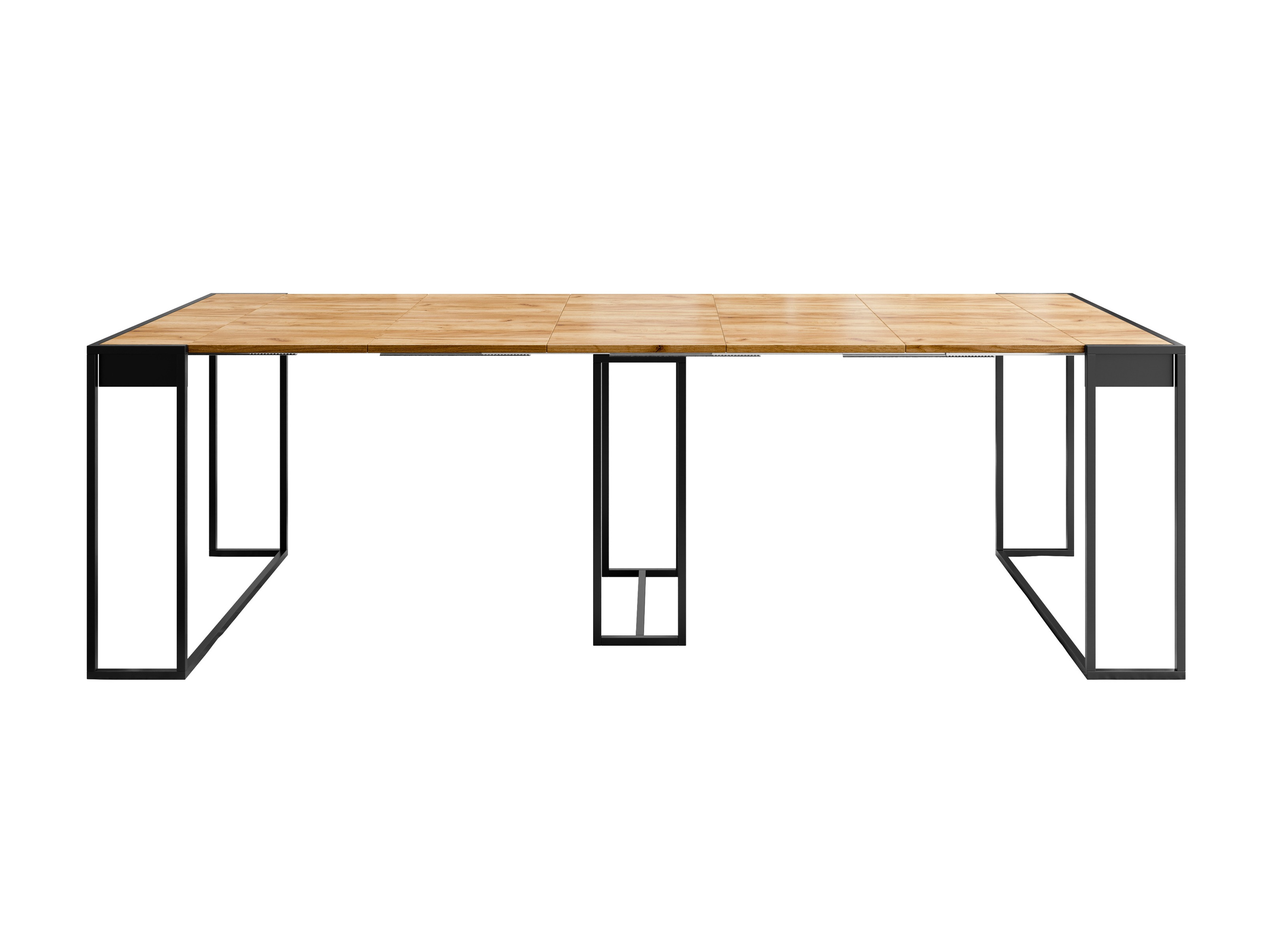 Sulankstomas stalas Oswego 180 (Juoda + Craft ąžuolas)