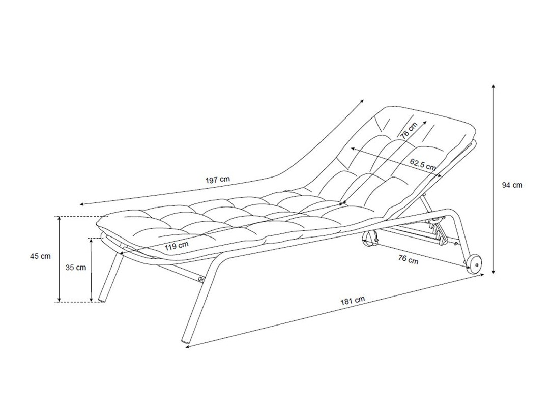 Lauko gultas Mandeville 360