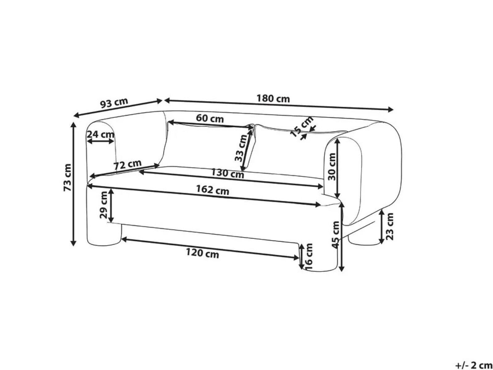 Sofa Cavsali 101 (Ruda)