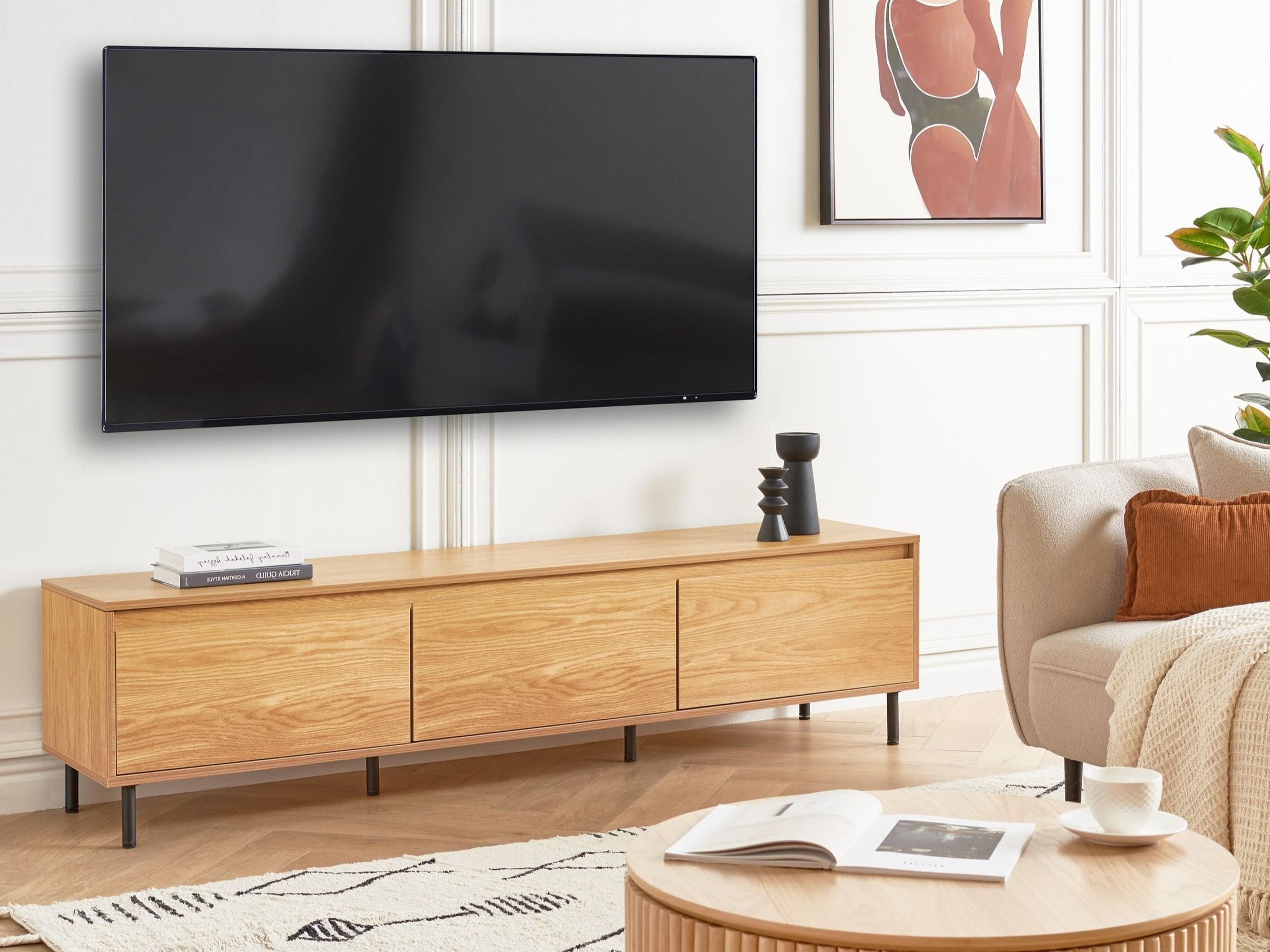 TV staliukas Berwyn 3310 (Šviesus medis)