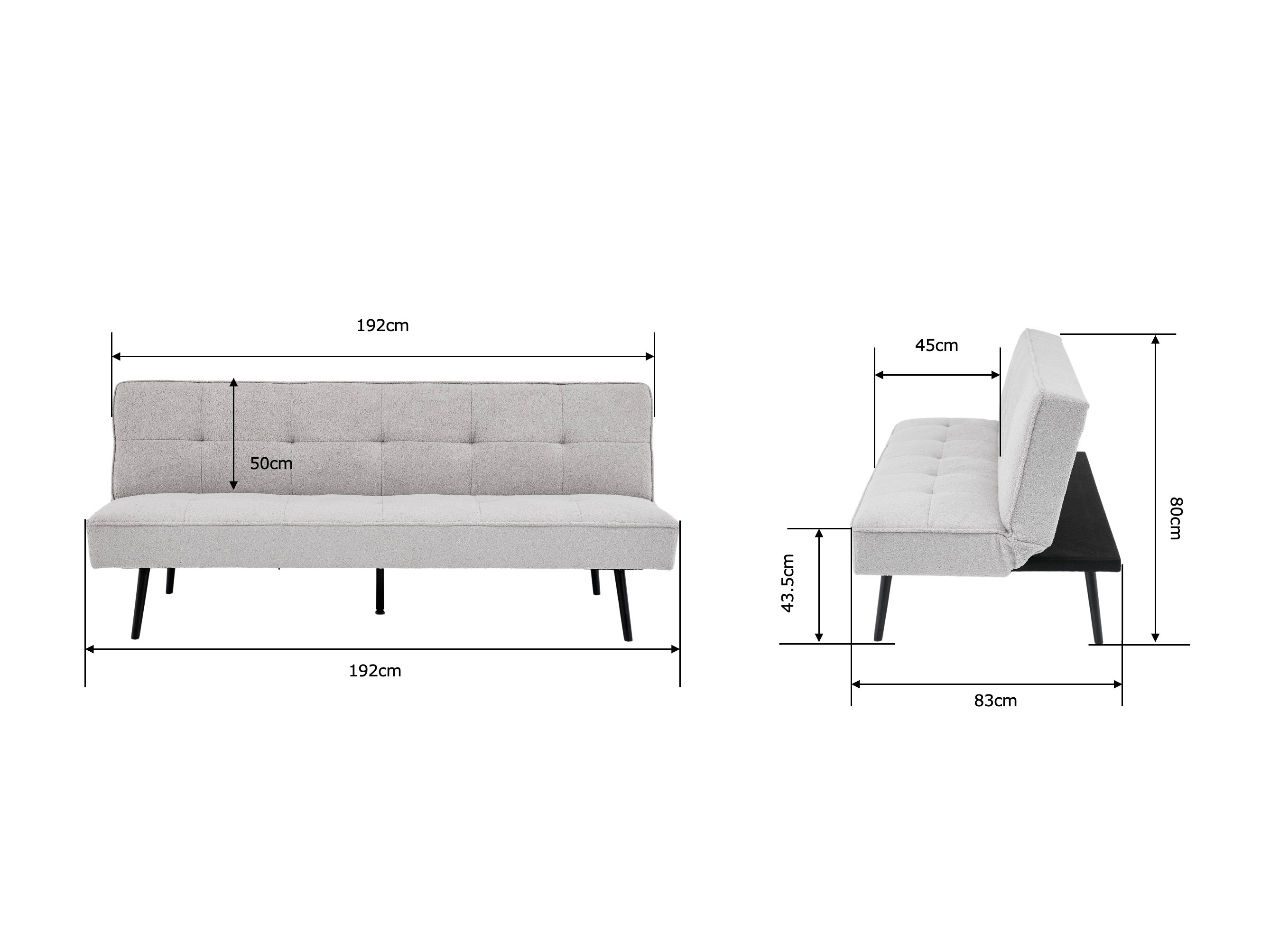 Sofa lova Comfivo Hilix (Quelle 83)