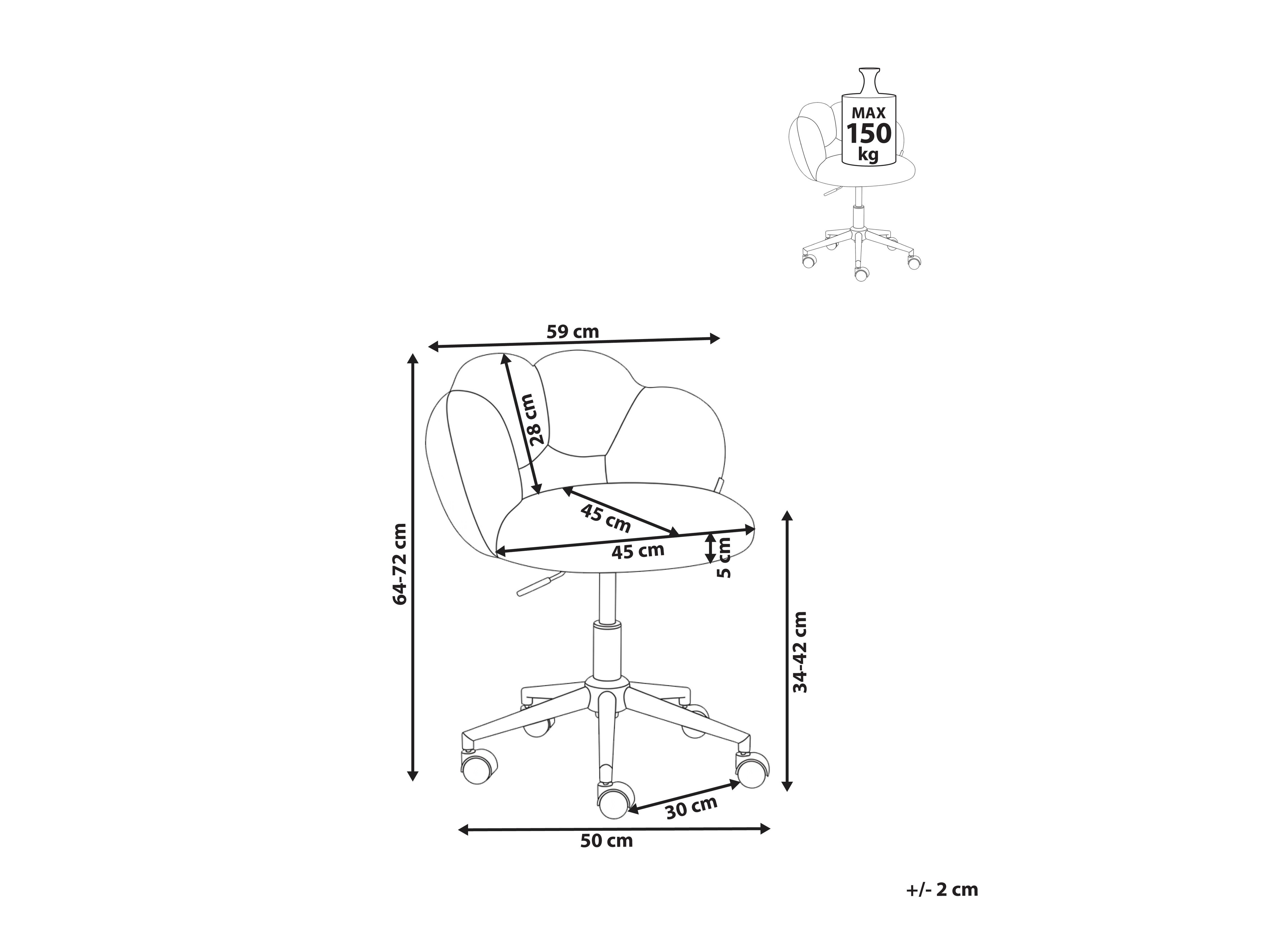 Biuro kėdė Berwyn 3313 (Smėlinė)