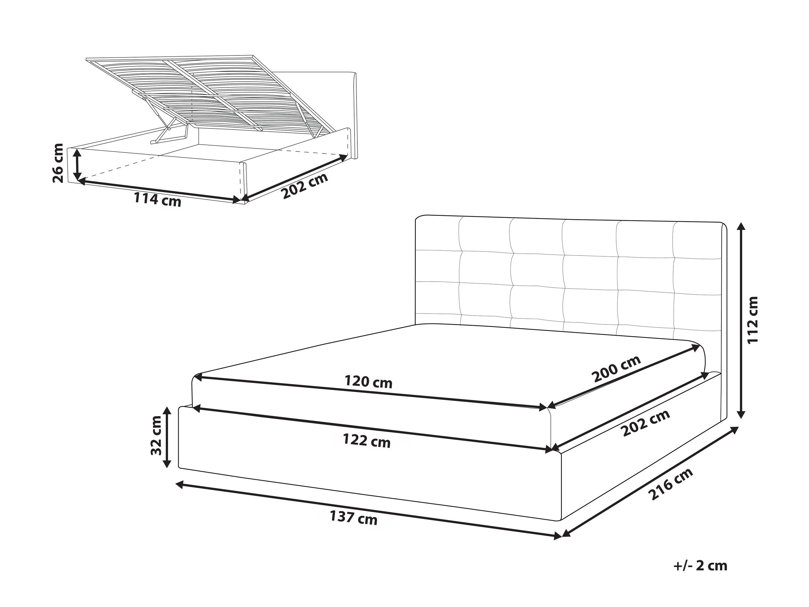 Lova Berwyn 3312 (Smėlinė)
